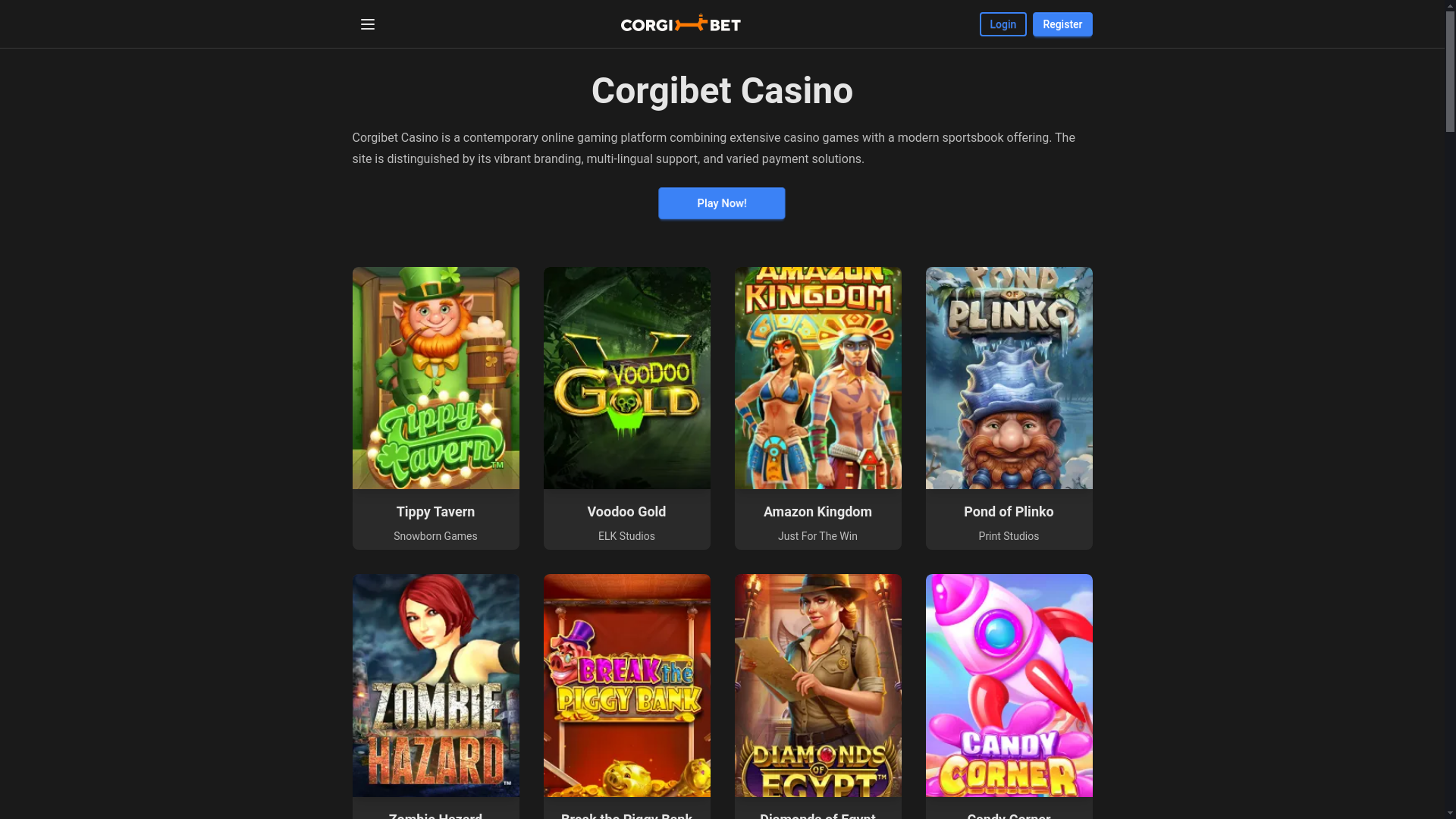 website screenshot of https://corgibetscasino-com.pages.dev/