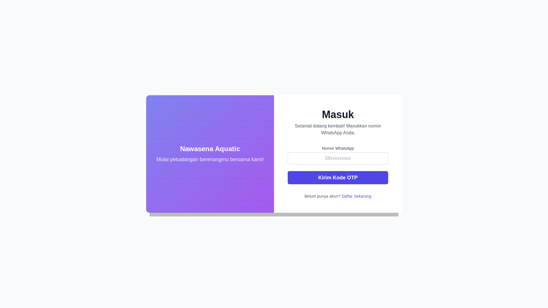 website screenshot of https://nawasenaaquatic.com/
