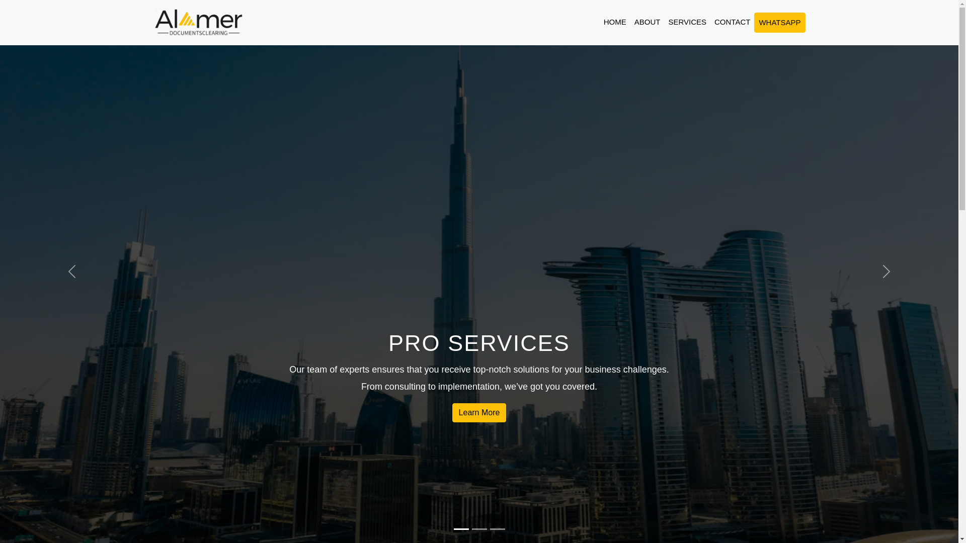 website screenshot of https://alamermainoffice.com/