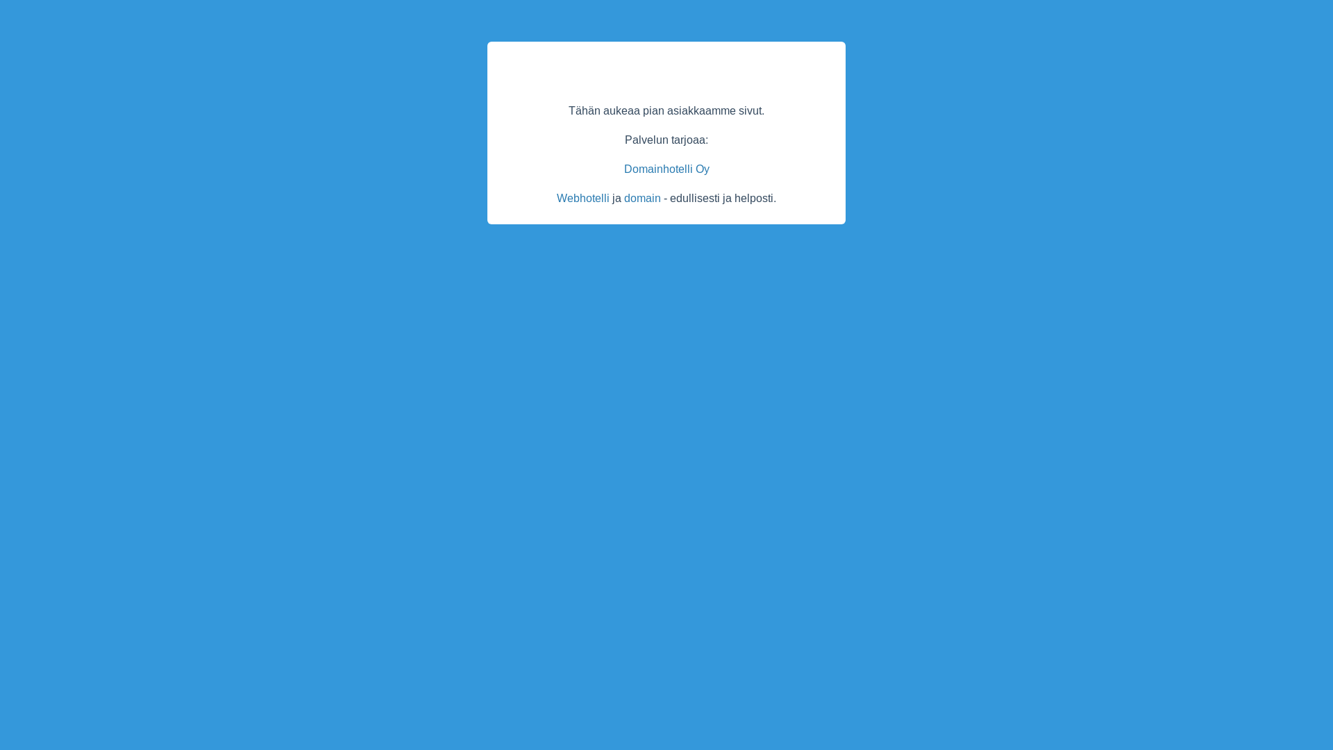 website screenshot of https://terassivahti.fi/