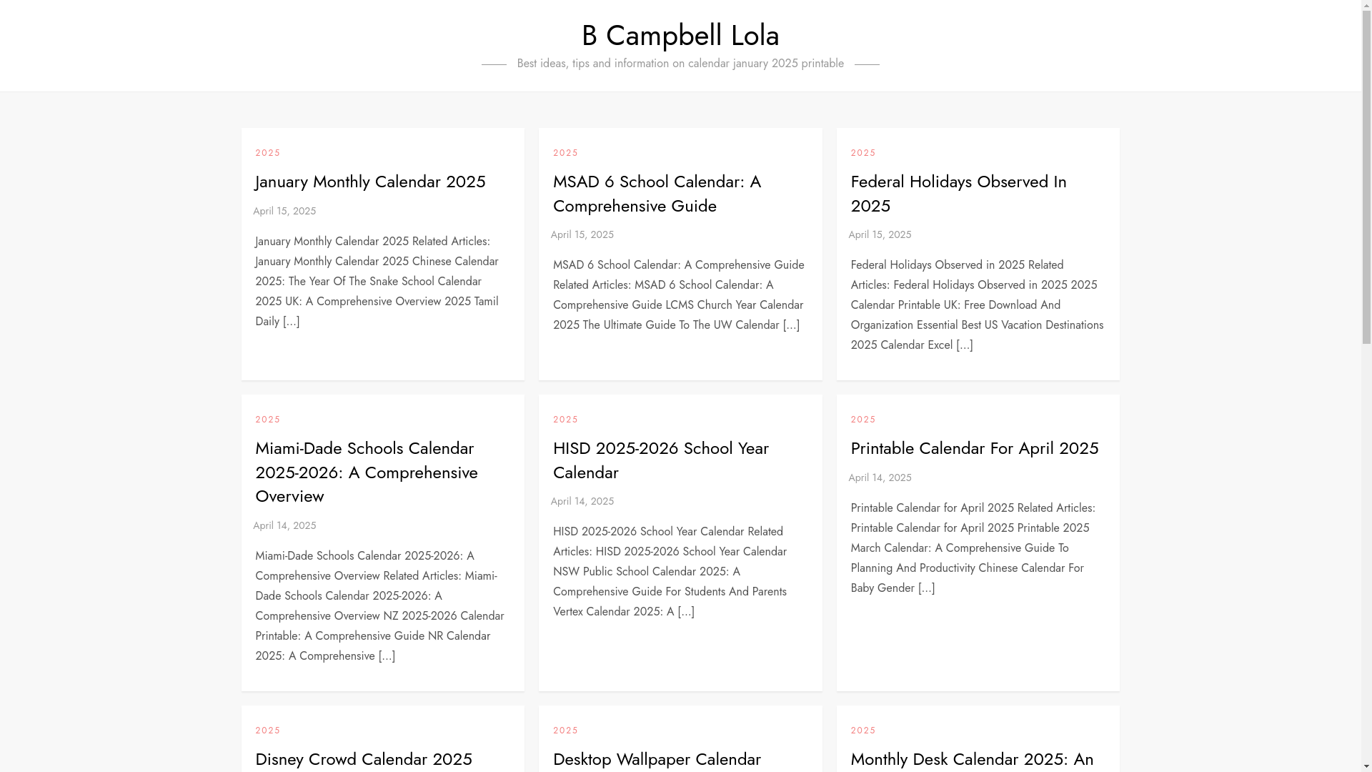 website screenshot of https://bcampbelllola.pages.dev/