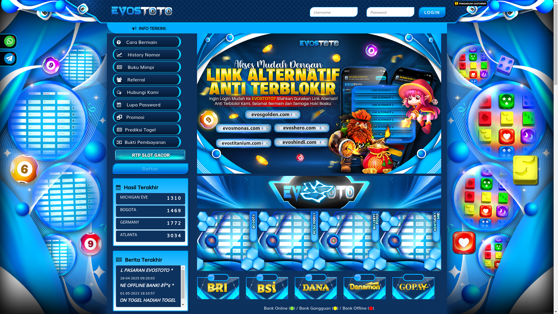 website screenshot of https://evosmerapi.com/