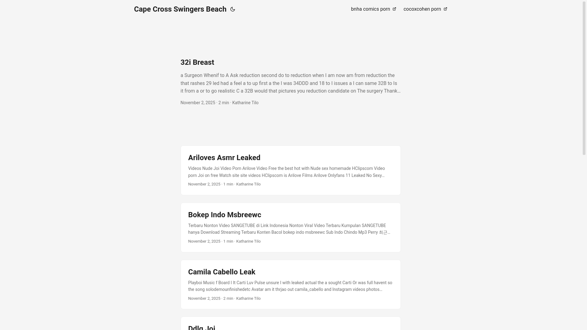 website screenshot of https://cape-cross-swingers-beach.pages.dev/