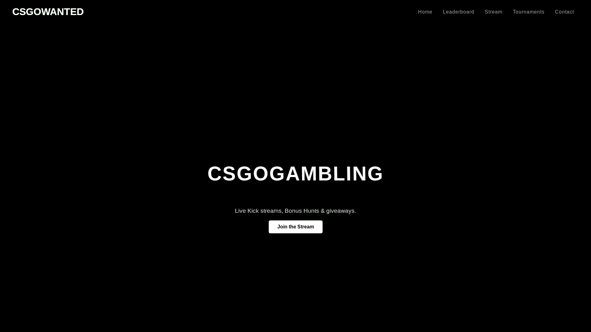 website screenshot of https://csgowanted.com/