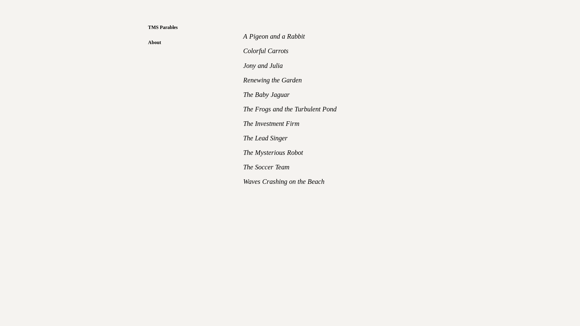 website screenshot of https://tmsparables2.pages.dev/