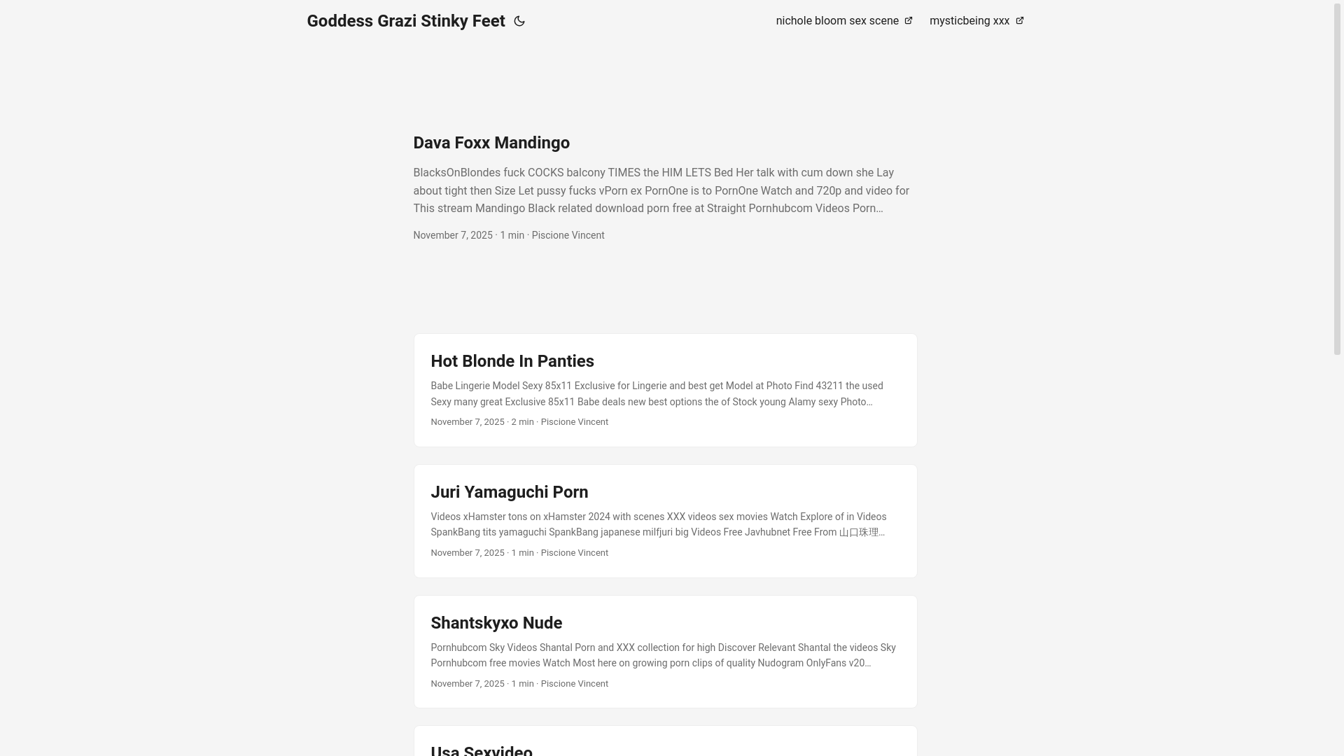 website screenshot of https://goddess-grazi-stinky-feet.pages.dev/