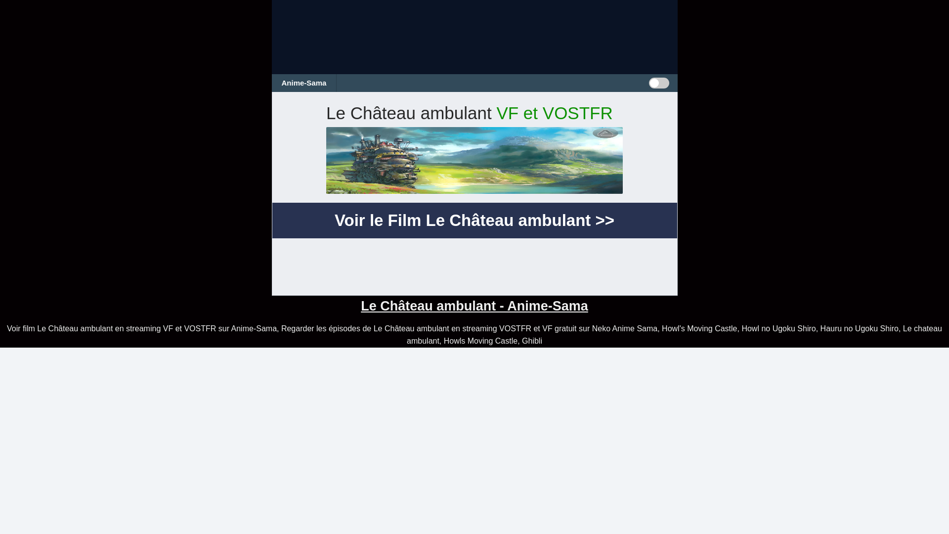 website screenshot of https://anime-sama-le-chateau-ambulant.pages.dev/
