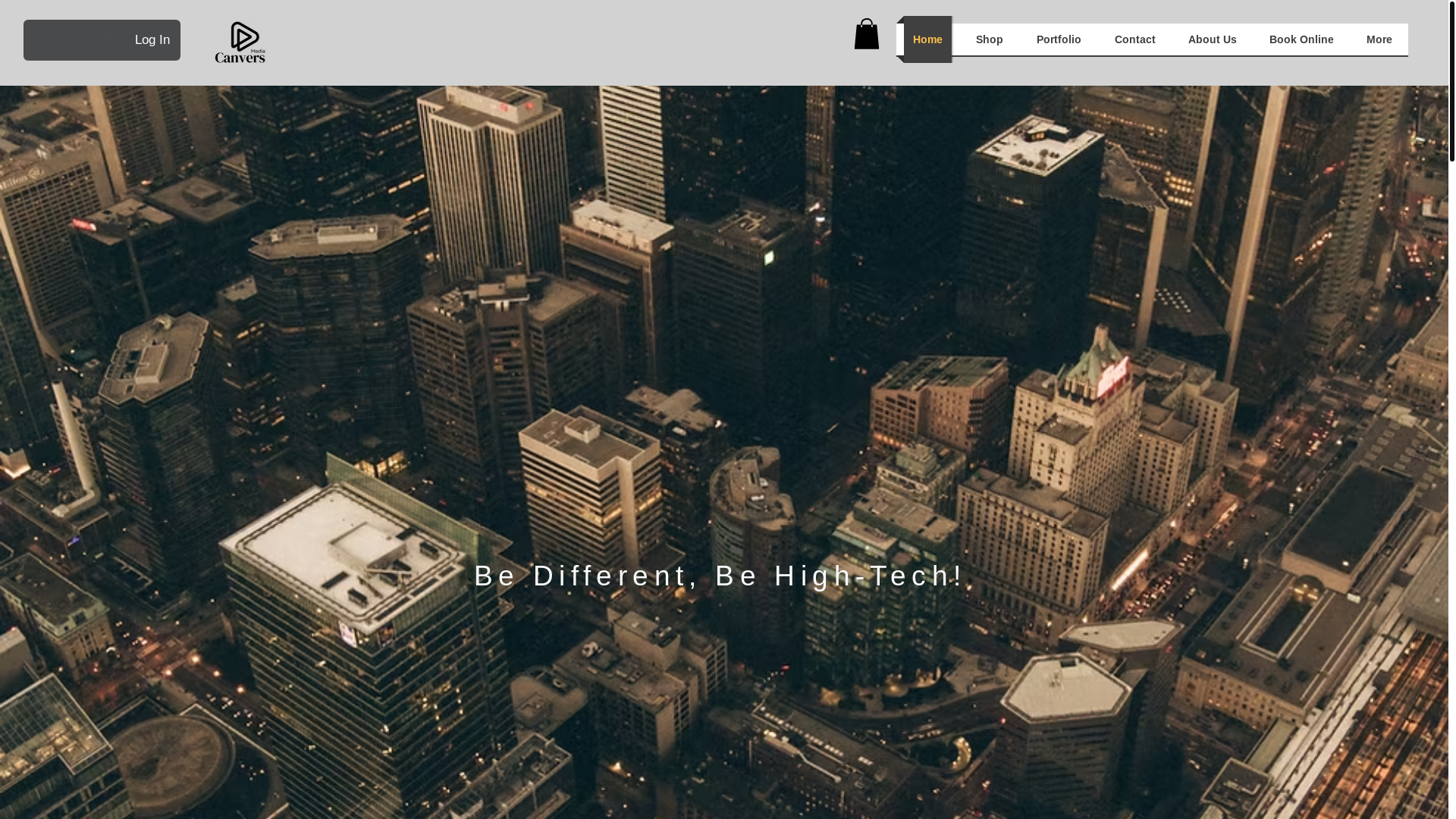 website screenshot of https://canversmedia.com/