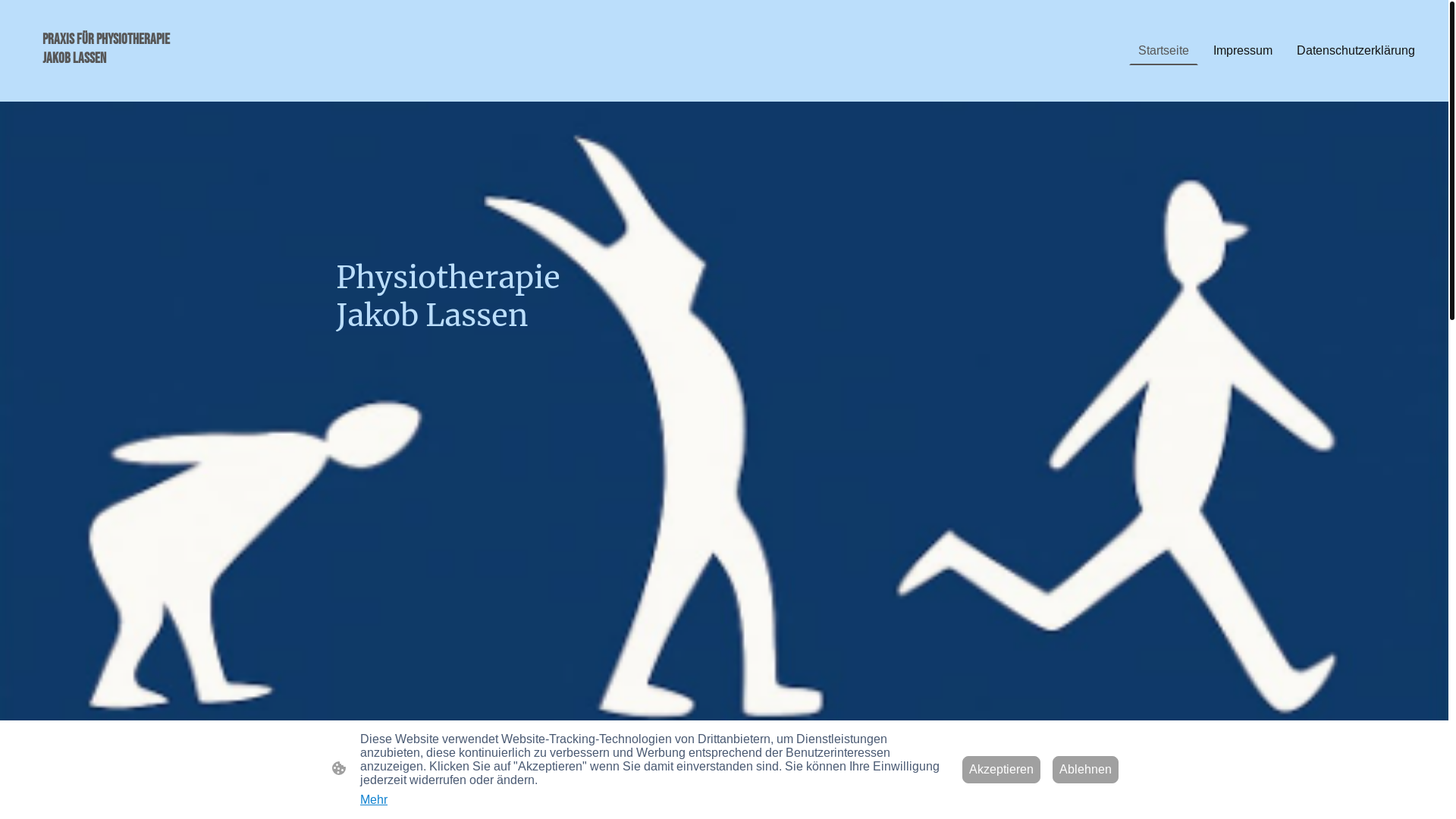 website screenshot of https://physiotherapie-lassen.de/