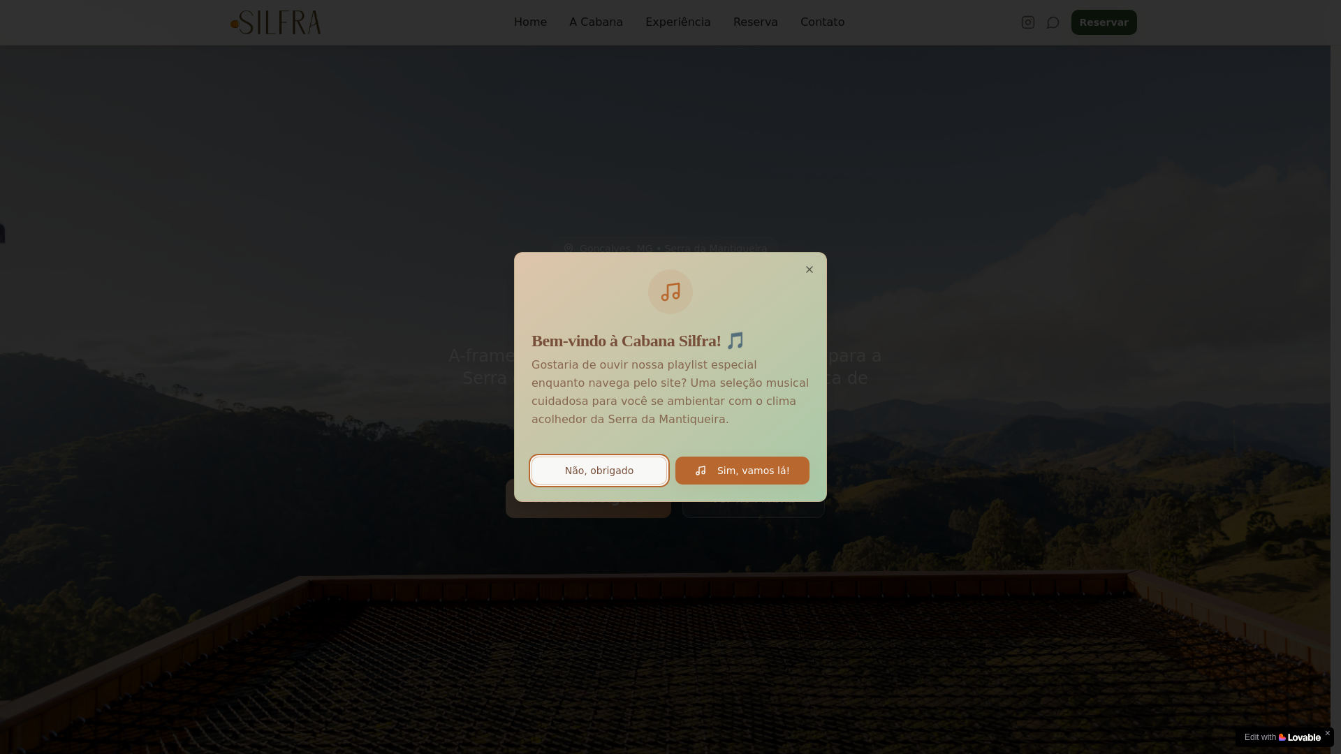 website screenshot of https://cabanasilfra.com.br/