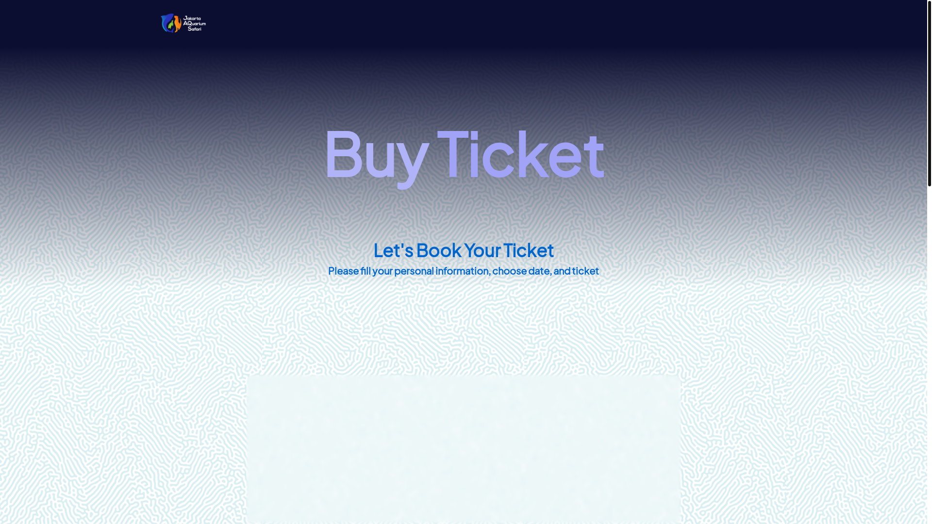 website screenshot of https://jakartasafaritickets.com/