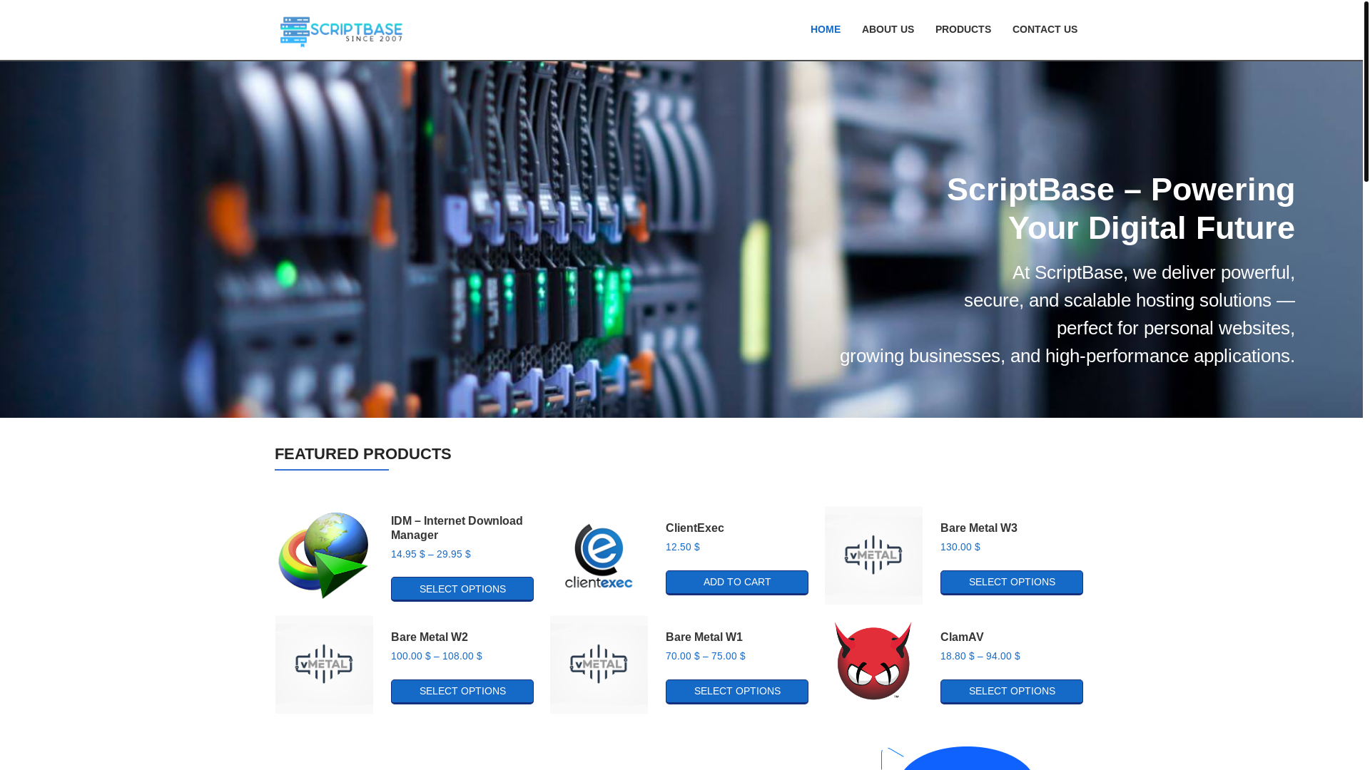 website screenshot of https://supraserve.space/