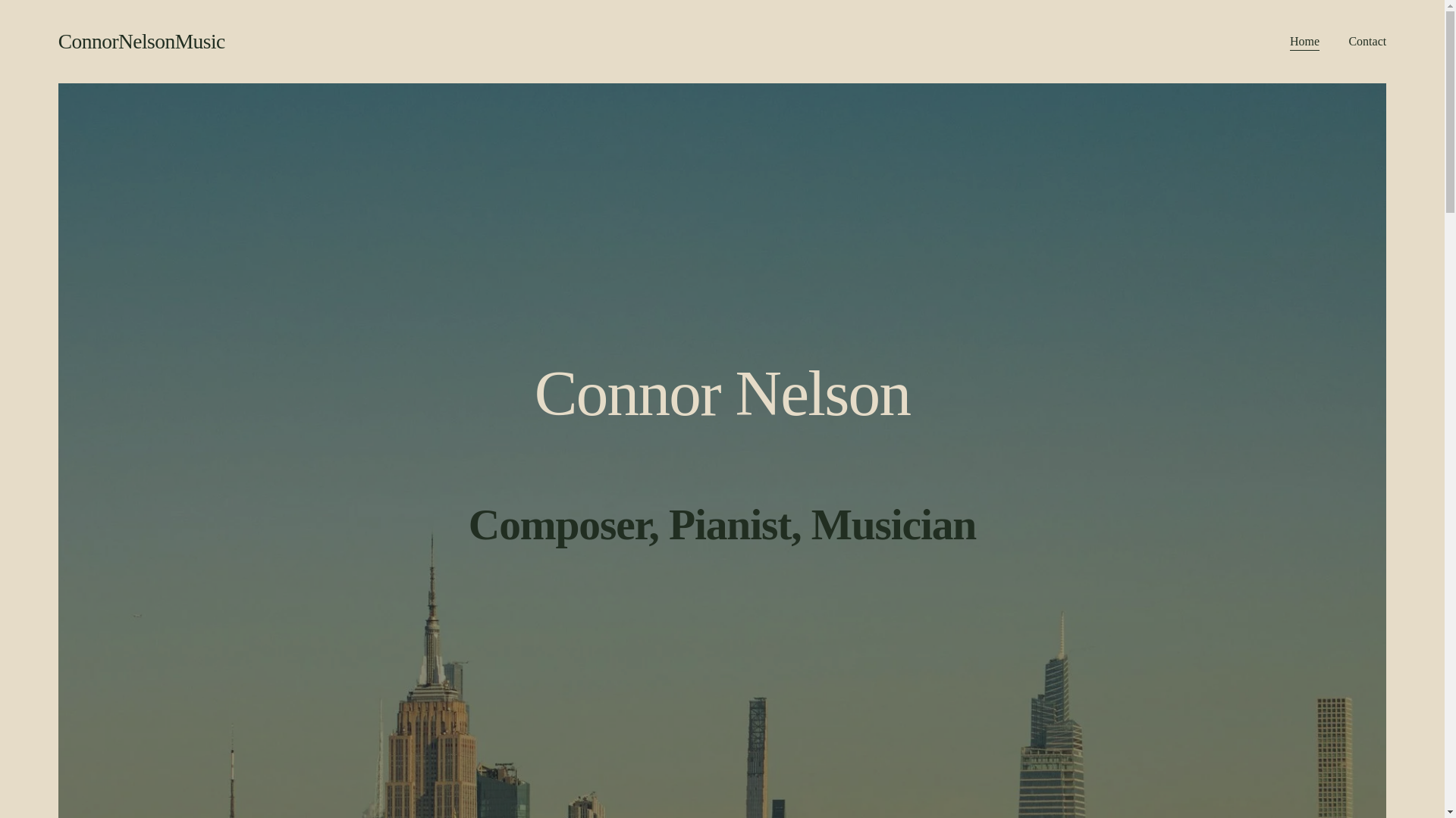 website screenshot of https://connornelsonmusic.org/