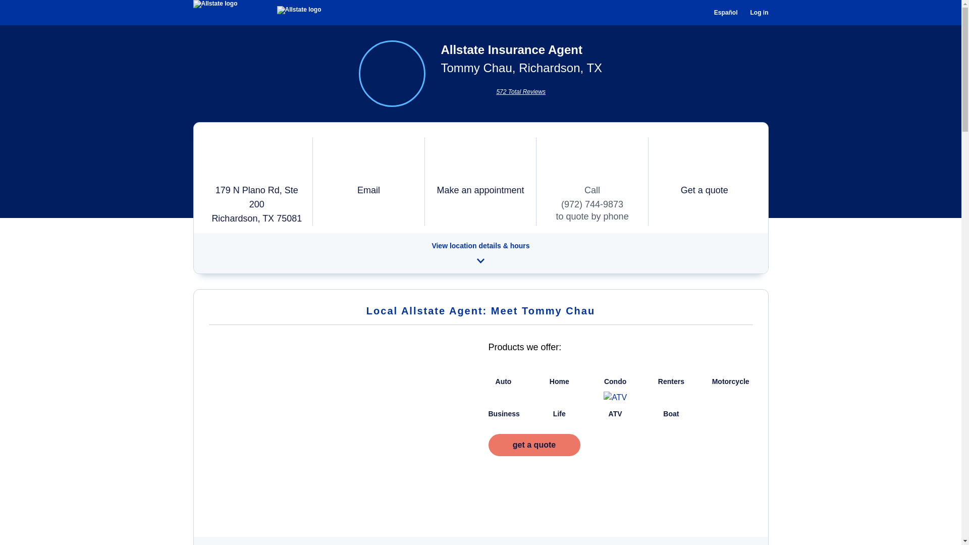 website screenshot of https://daitranallstate.com/