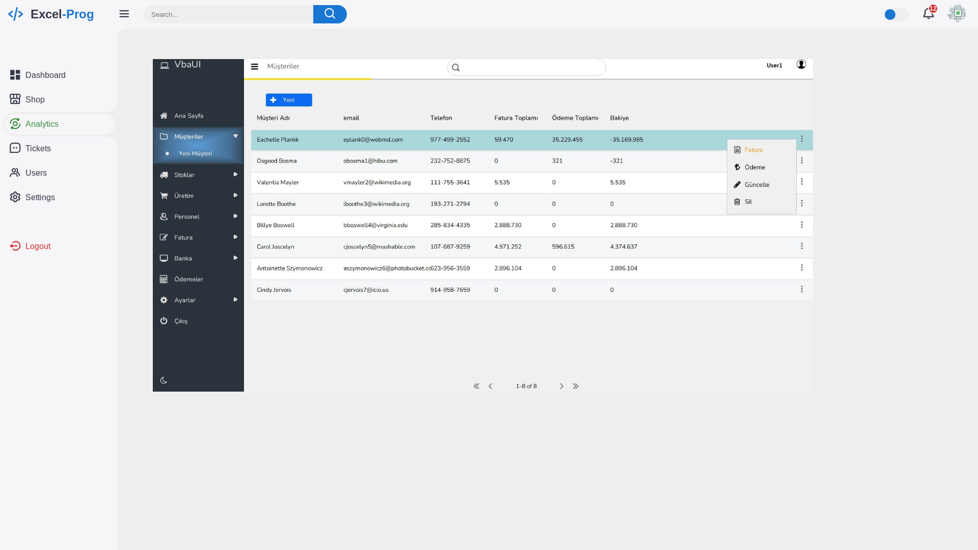 website screenshot of https://excelium.com.tr/