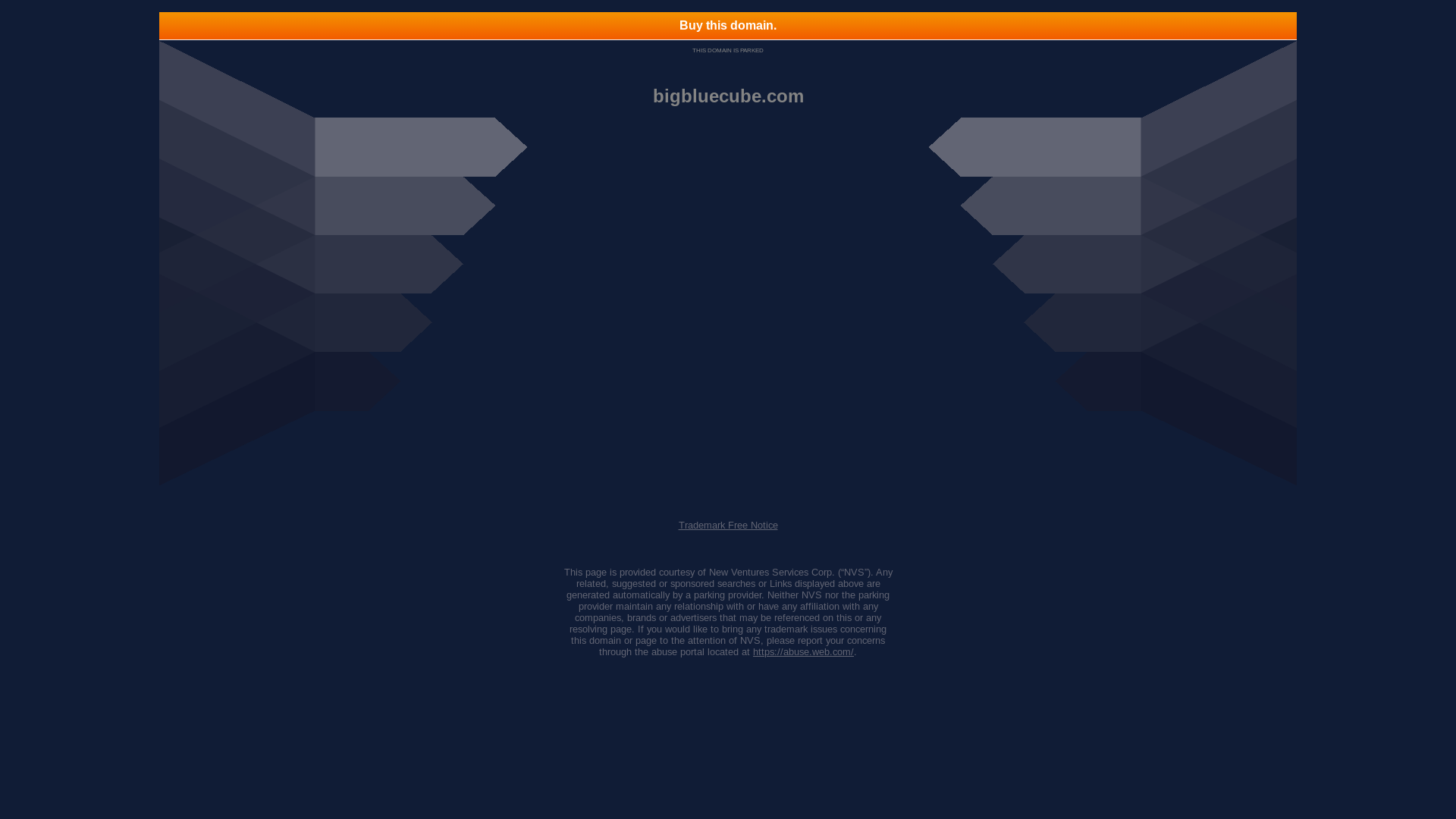 website screenshot of https://m.bigbluecube.com