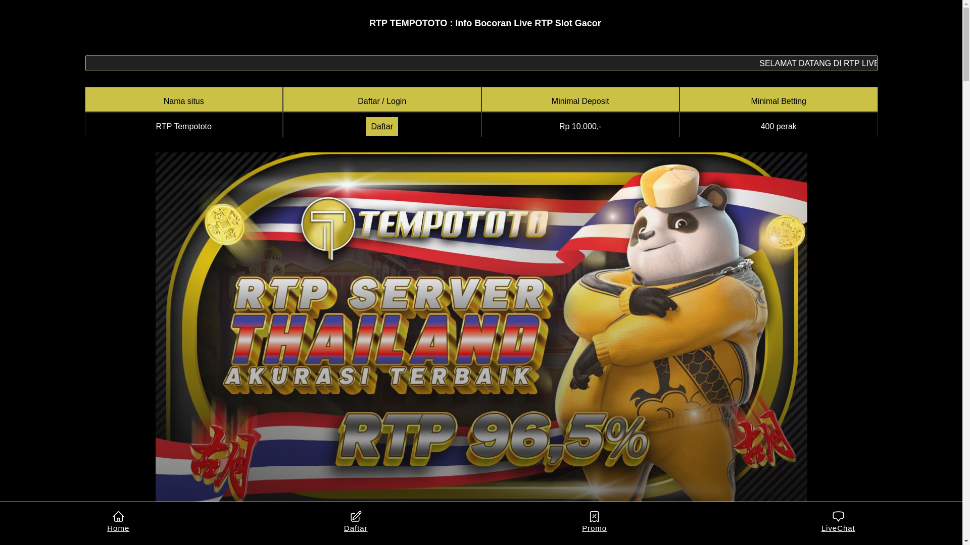 website screenshot of https://payslot-rtptempototo.pages.dev/