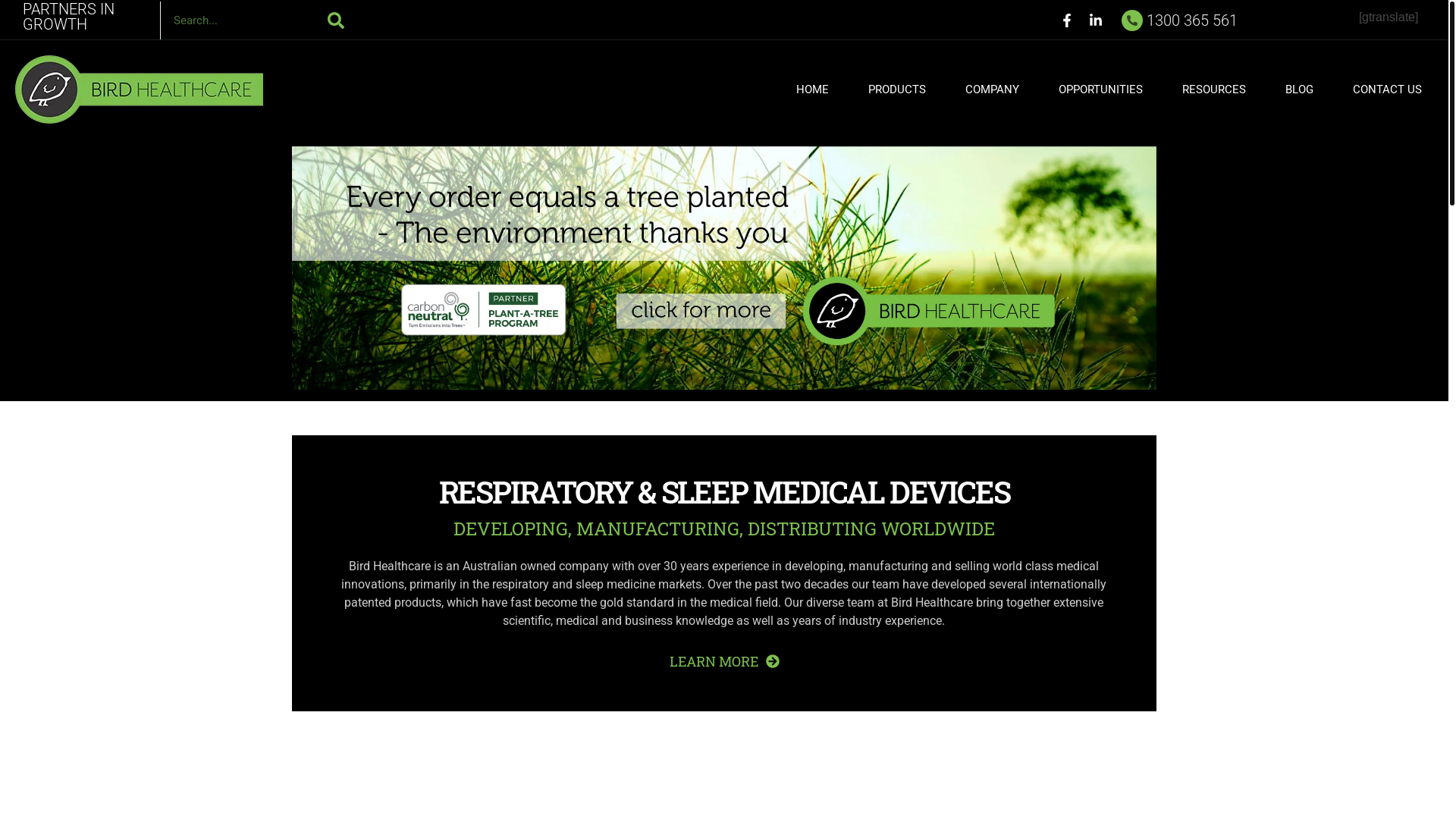 website screenshot of https://birdhealthcare.world/