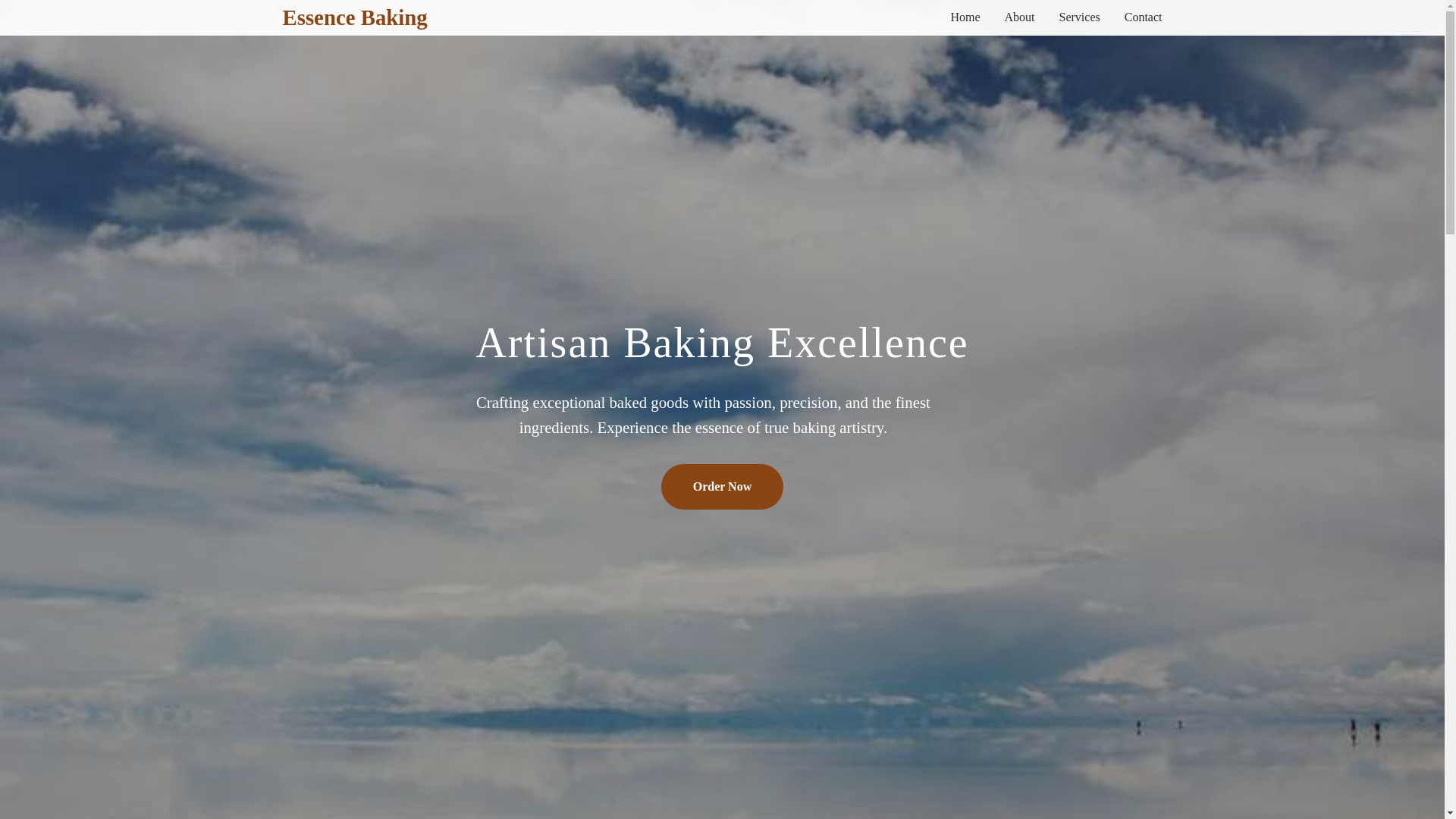 website screenshot of https://essencebaking.cyou/