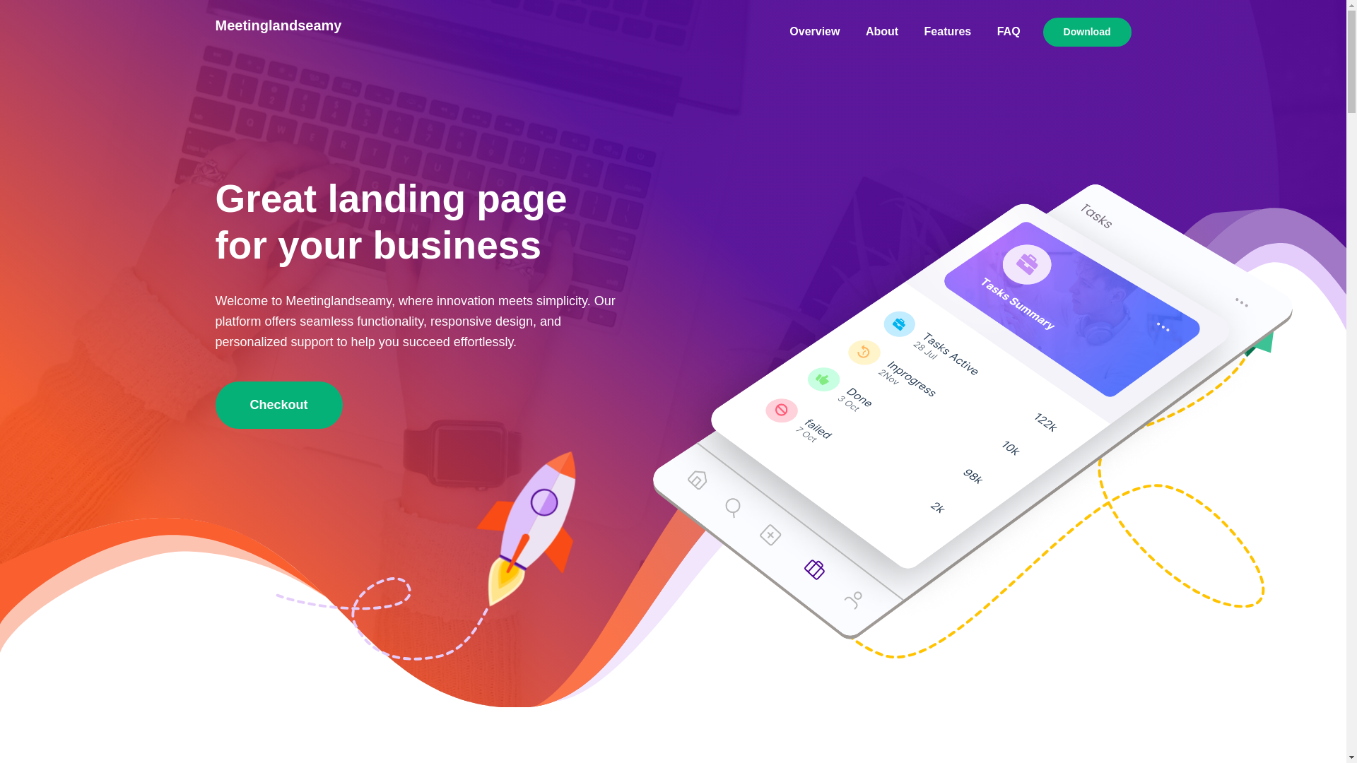 website screenshot of https://meetinglandsea.my.id/