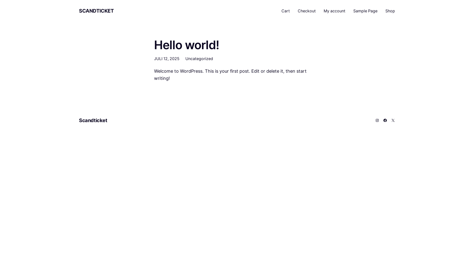 website screenshot of https://skandticket.online/