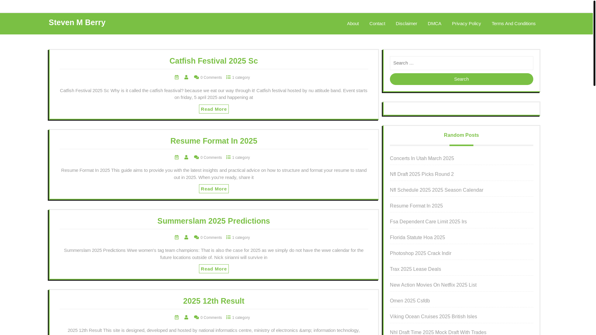 website screenshot of https://stevenmberryd.pages.dev/