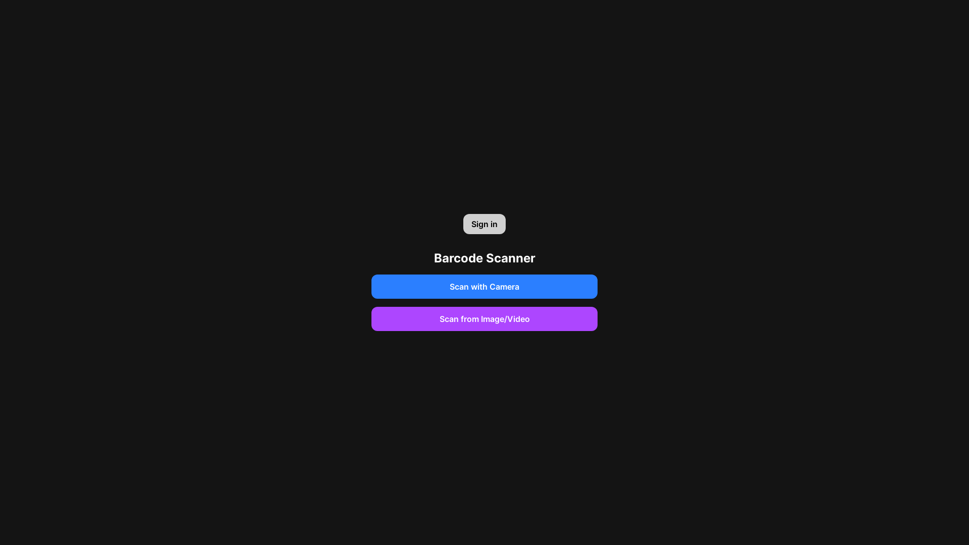 website screenshot of https://scanner-bzs.pages.dev/