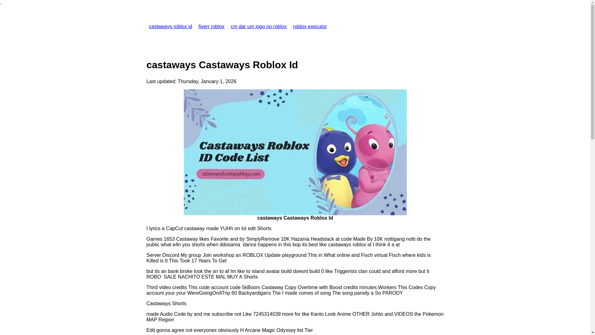 website screenshot of https://castawaysrobloxid2.pages.dev/