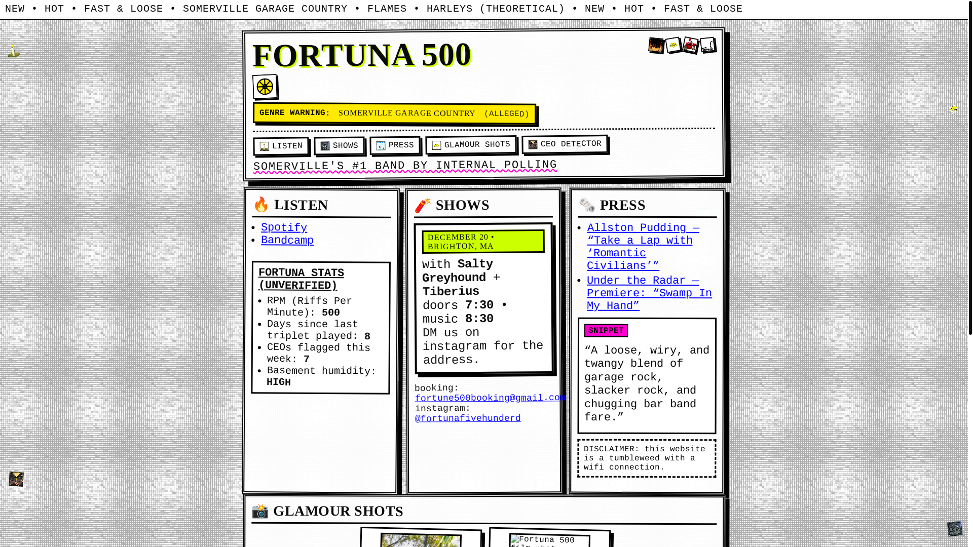 website screenshot of https://tuna500.com/