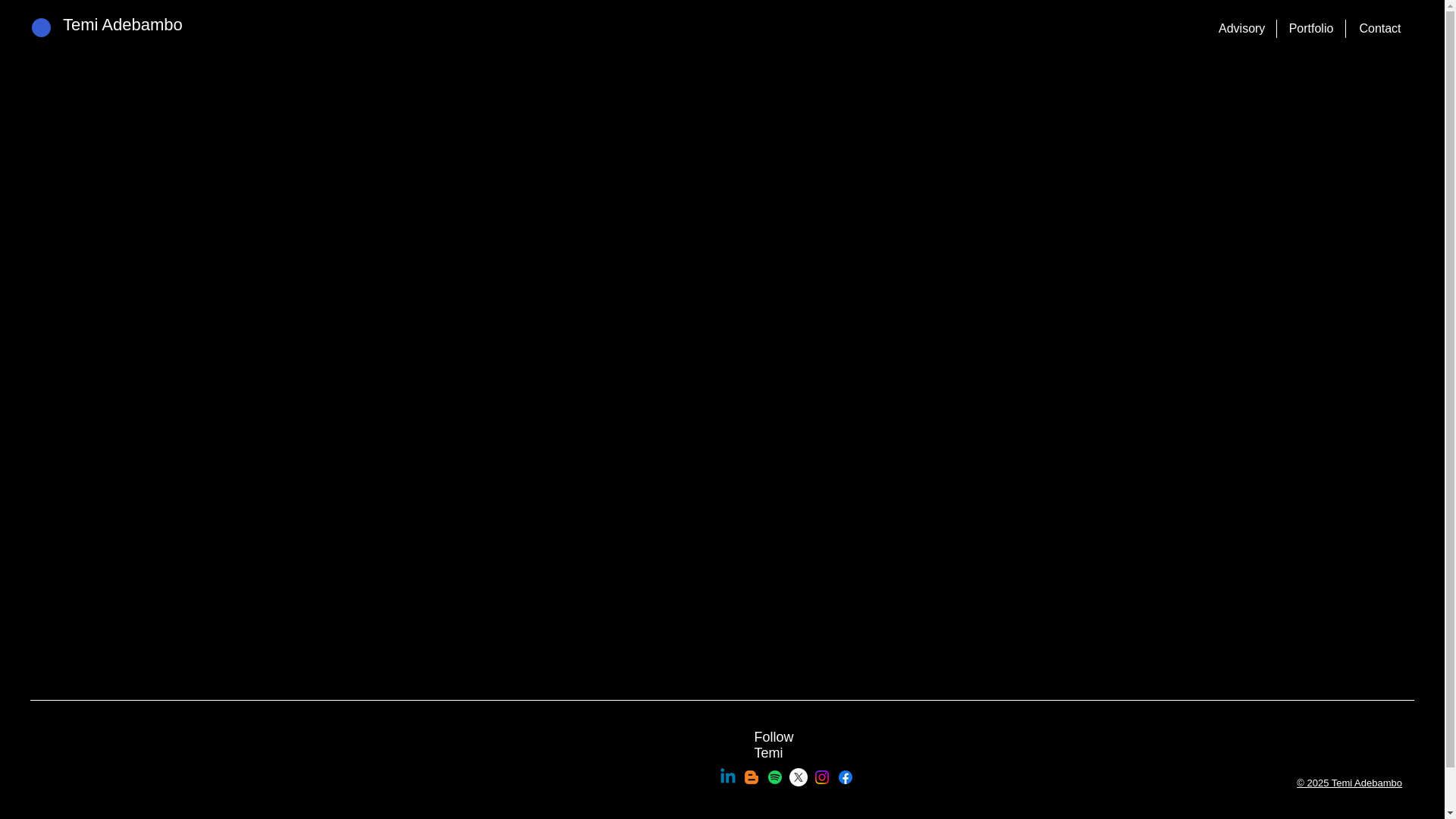 website screenshot of https://Temiadebambo.com
