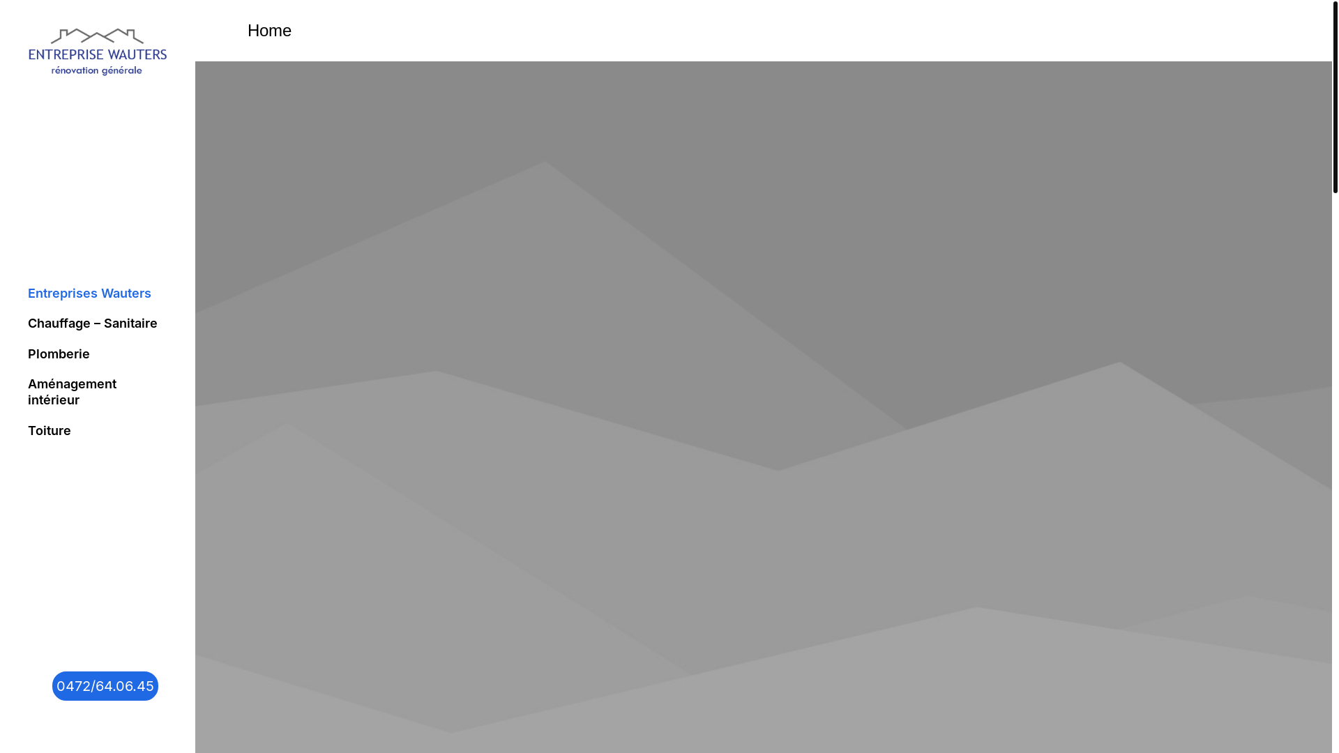 website screenshot of https://entreprises-wauters.be/