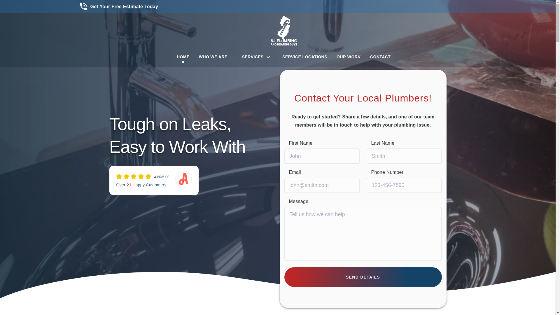 website screenshot of https://njplumbingandheatingguys.com/
