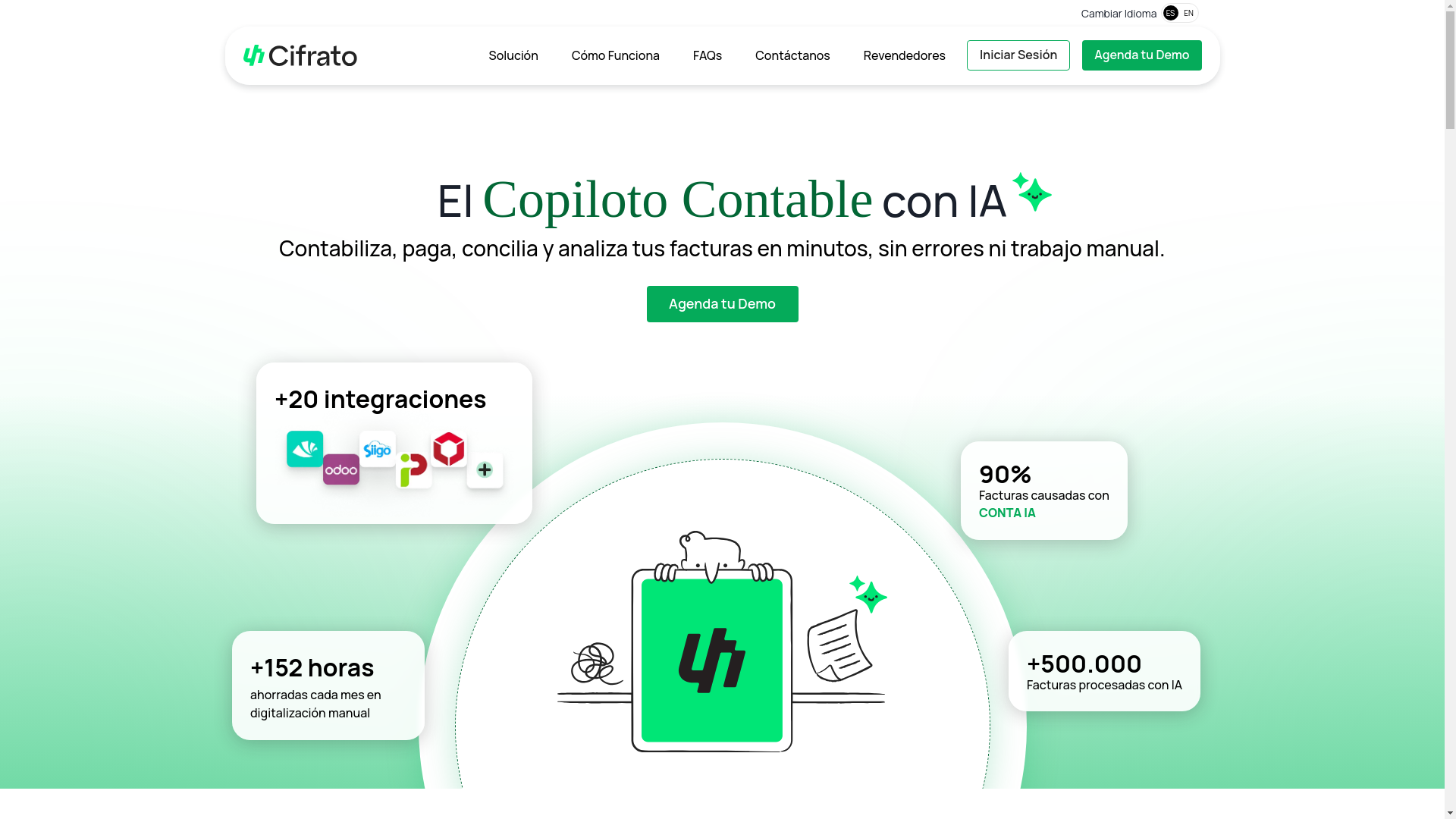 website screenshot of https://shopcifrato.org/