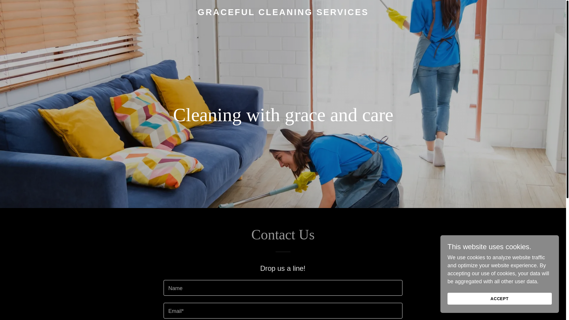 website screenshot of https://gracefulcleaning05.com/