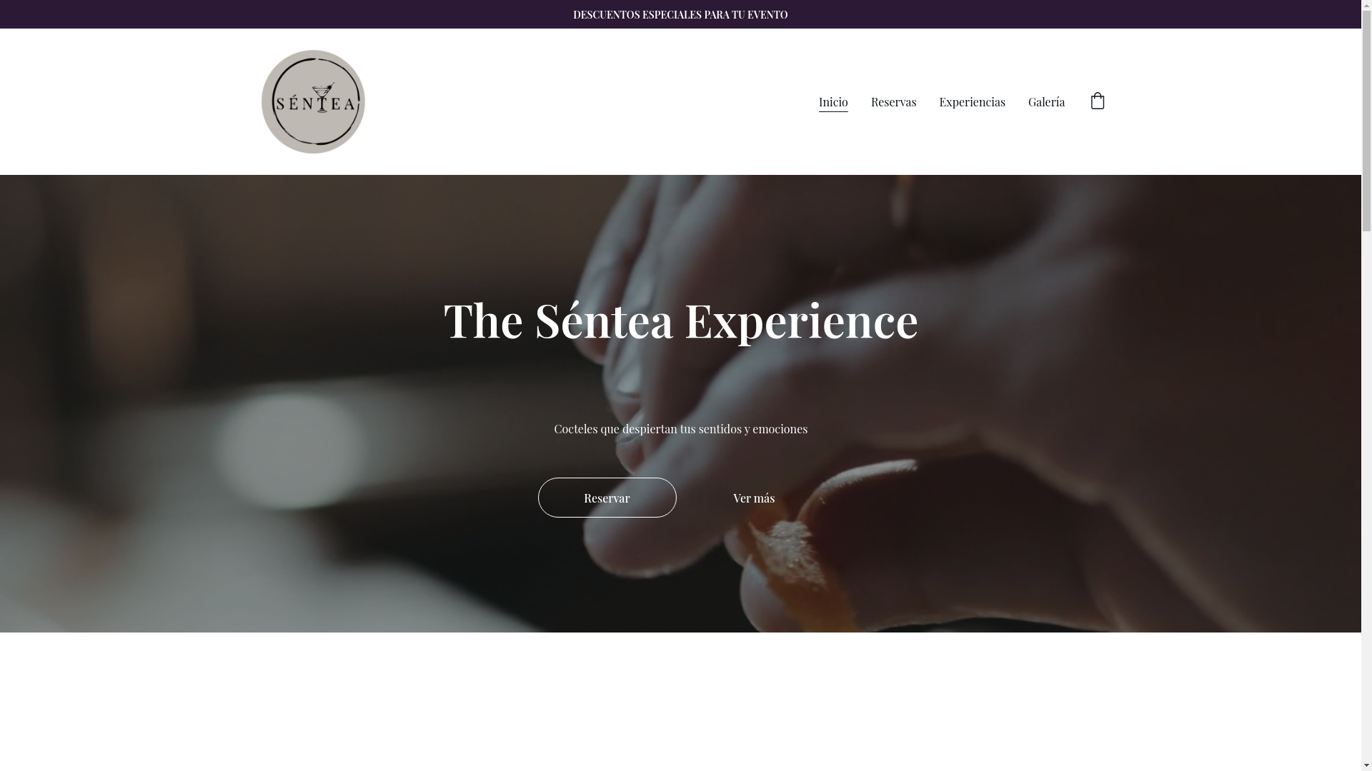 website screenshot of https://senteaexperience.com/