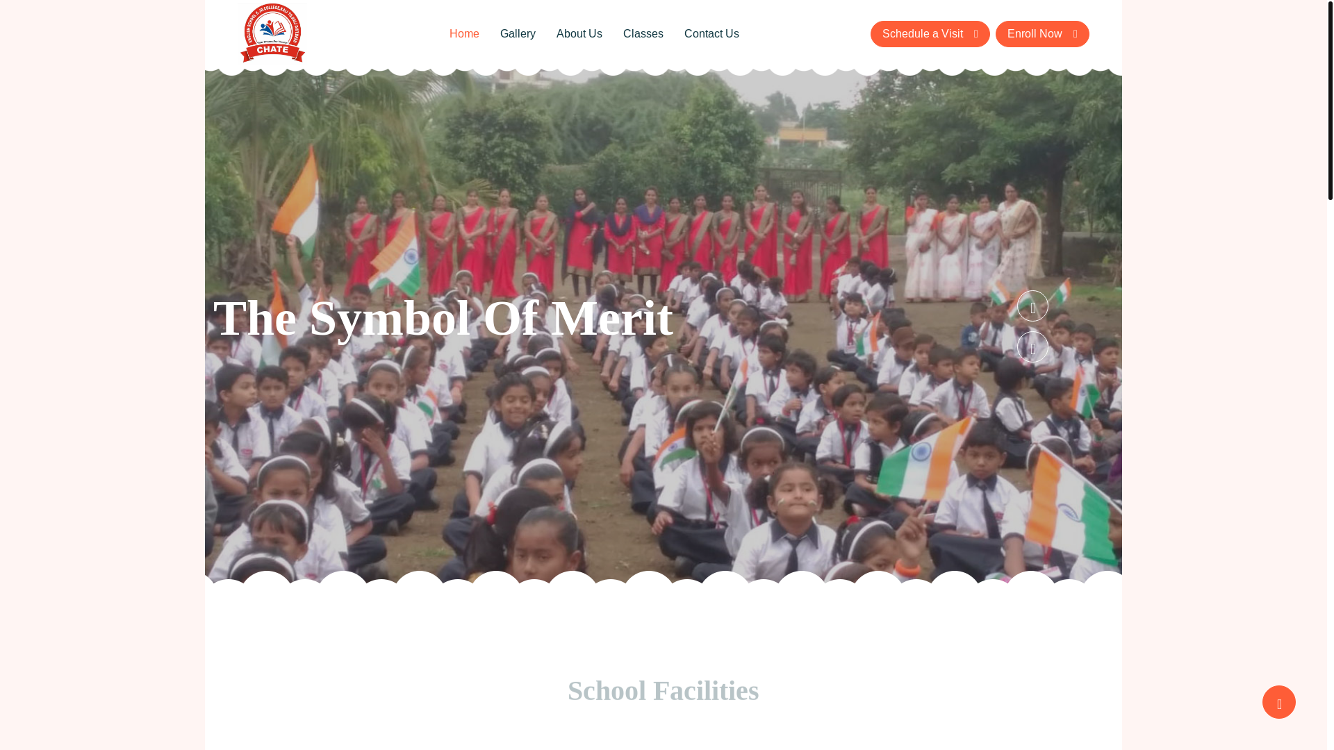 website screenshot of https://chateschoolkaij.in/