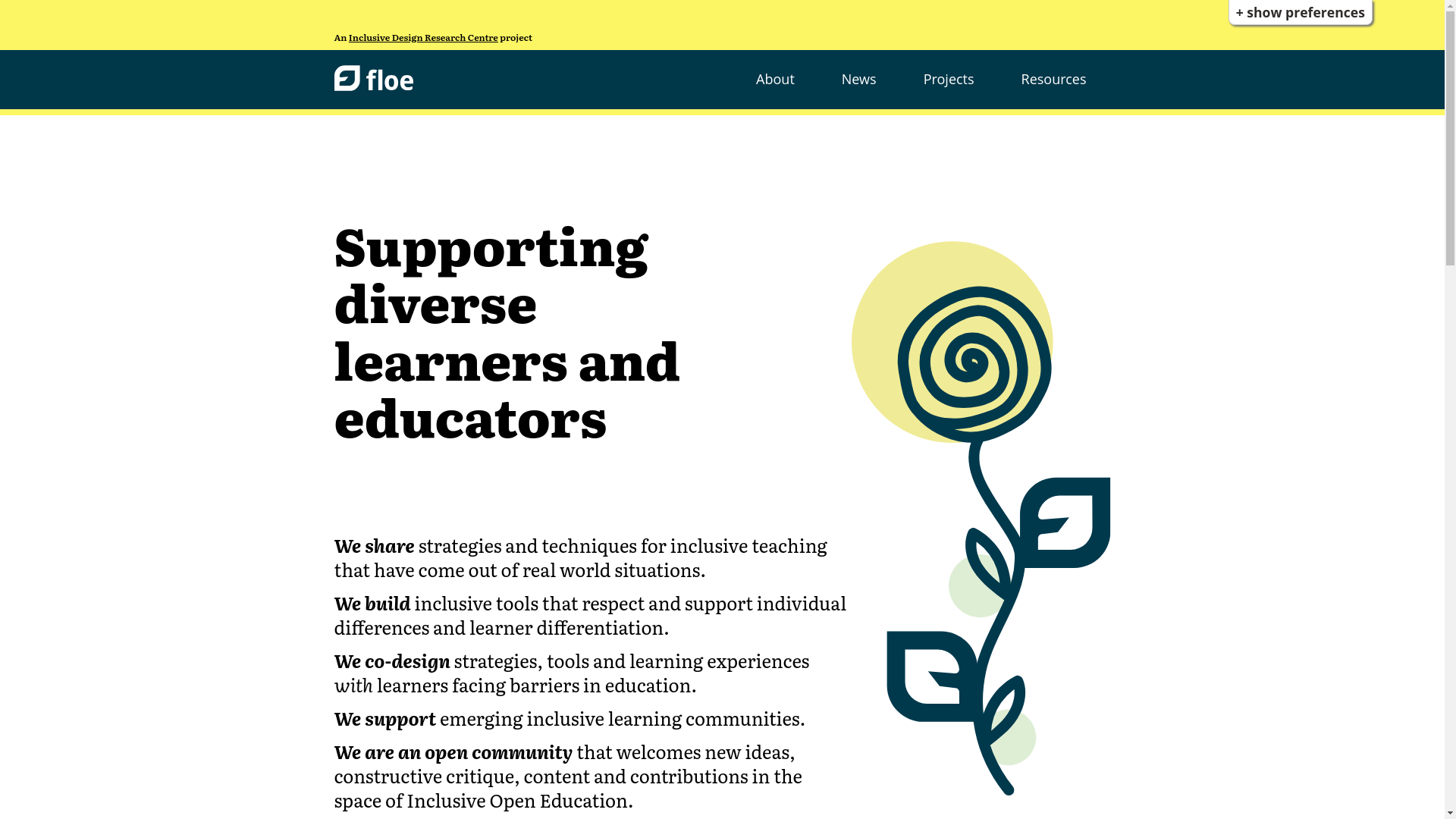 website screenshot of https://floeproject-org-7a9.pages.dev/