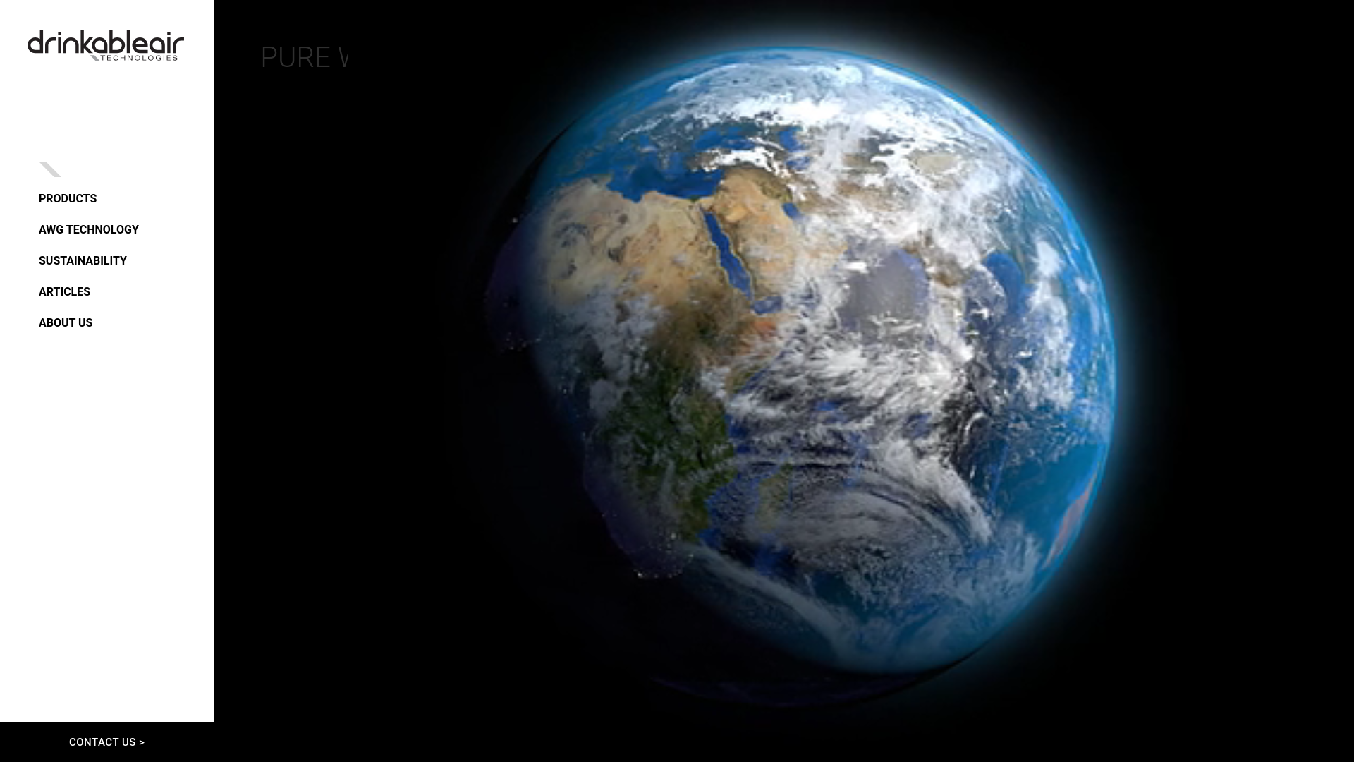 website screenshot of https://waterharvestco.com/