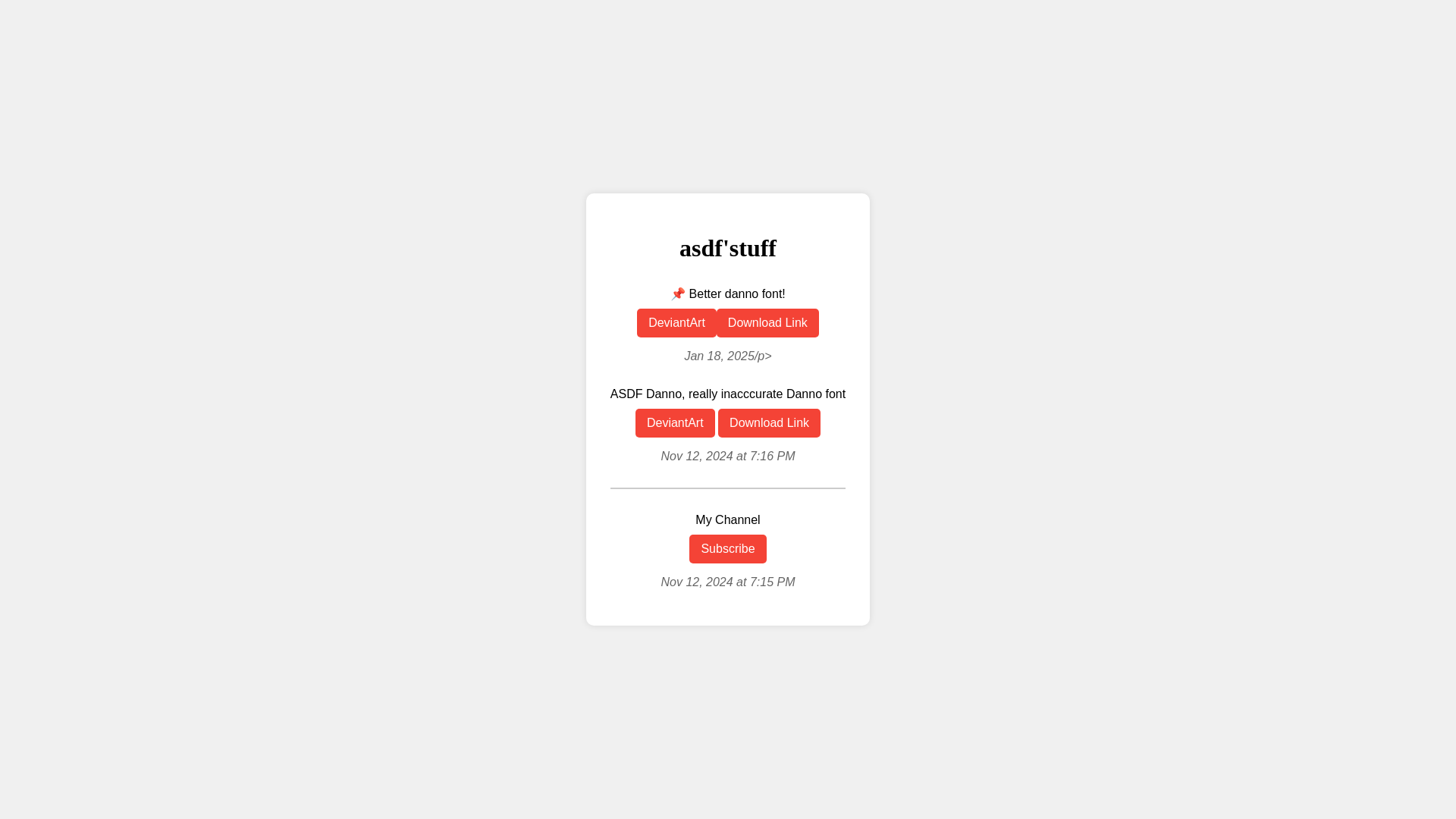 website screenshot of https://iamasdf.pages.dev/
