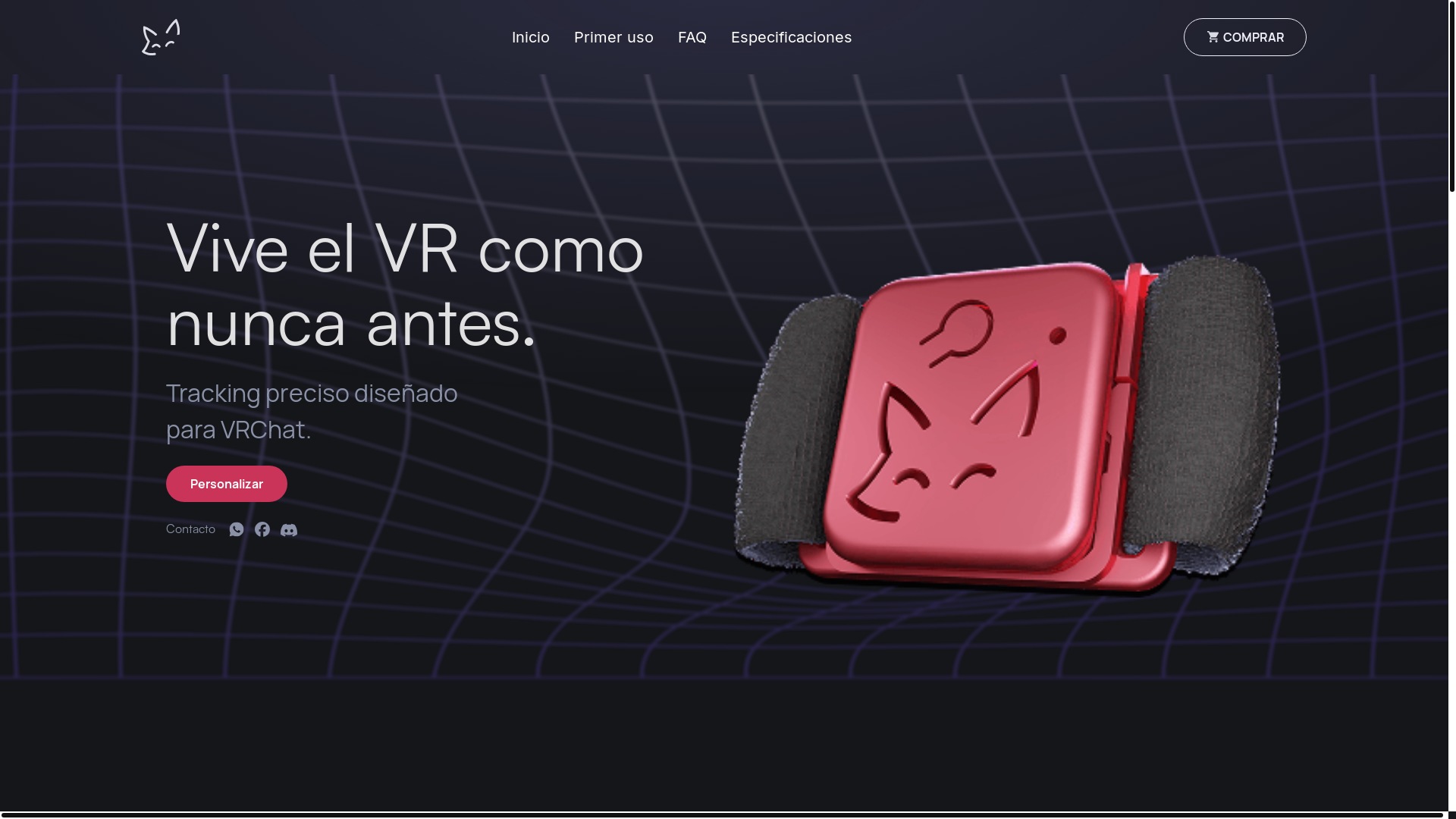 website screenshot of https://kyubitrackers.com/