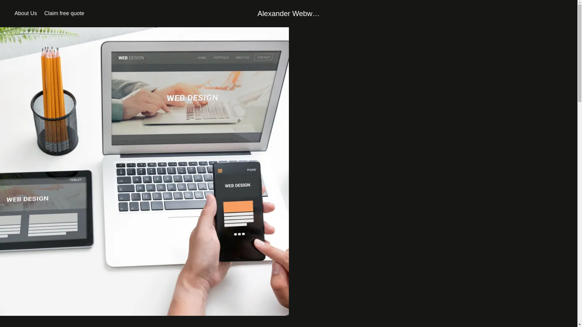 website screenshot of https://alexanderweb.online/