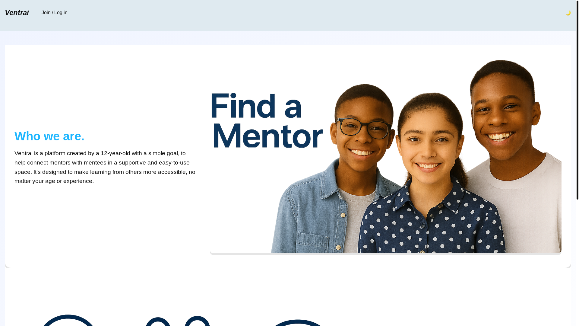 website screenshot of https://ventra.pages.dev/