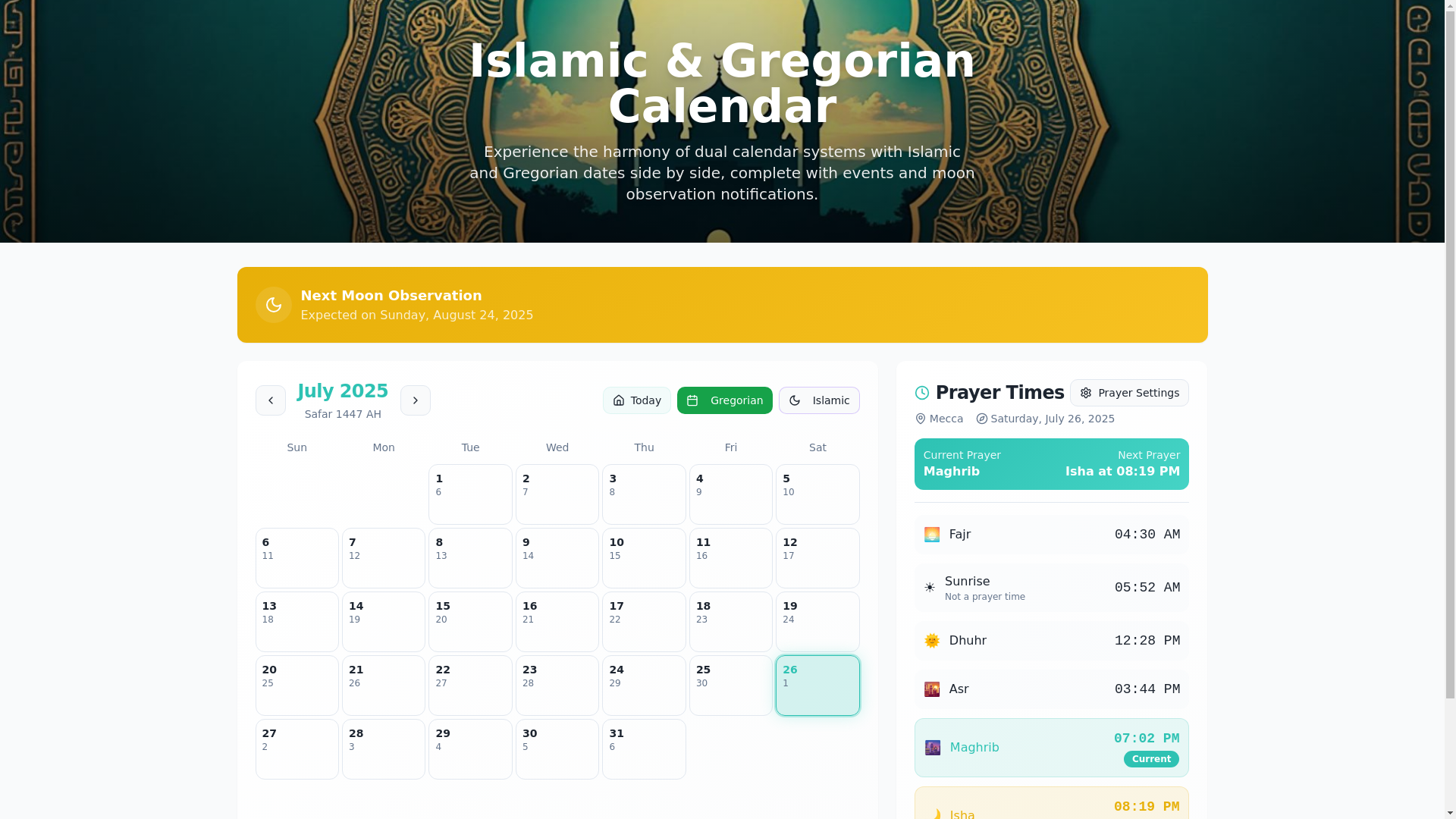website screenshot of https://dual-calendar-vista.pages.dev/