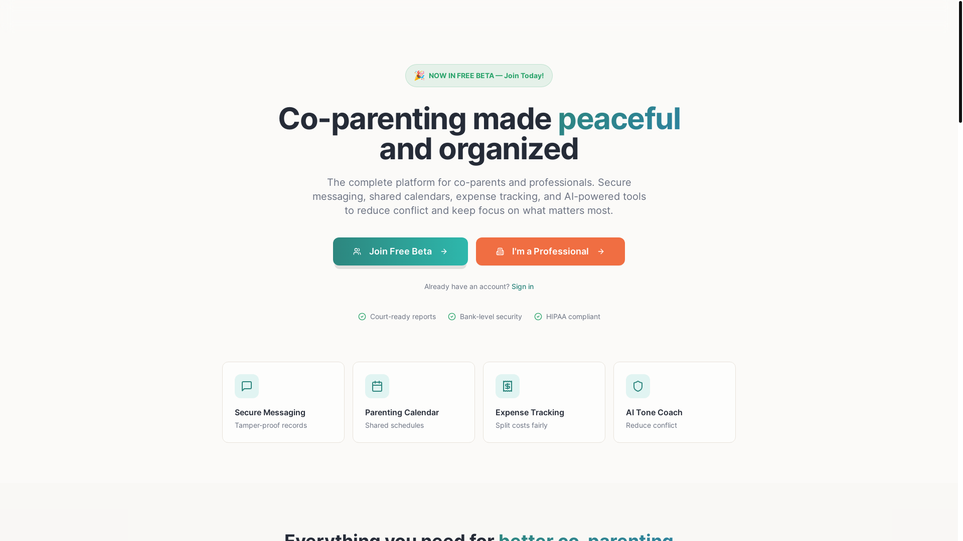 website screenshot of https://fpkcoparent.com/