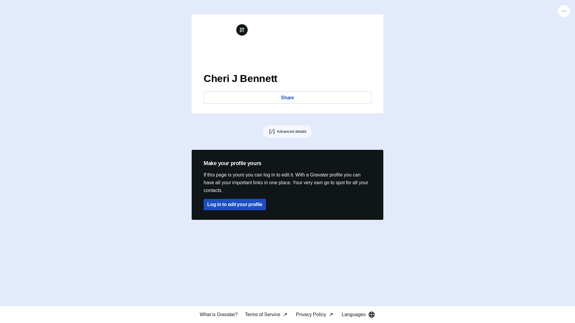 website screenshot of https://cherimusic.link/