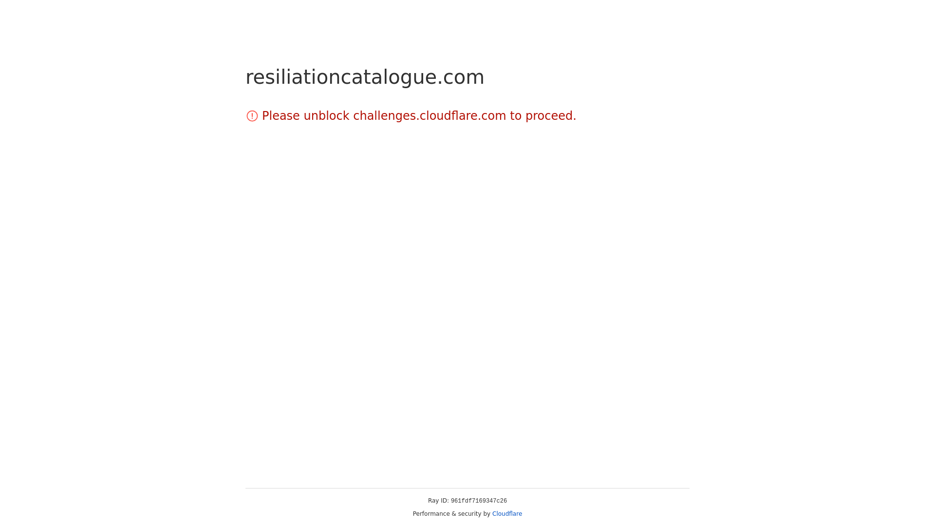 website screenshot of https://resiliationcatalogue.com/
