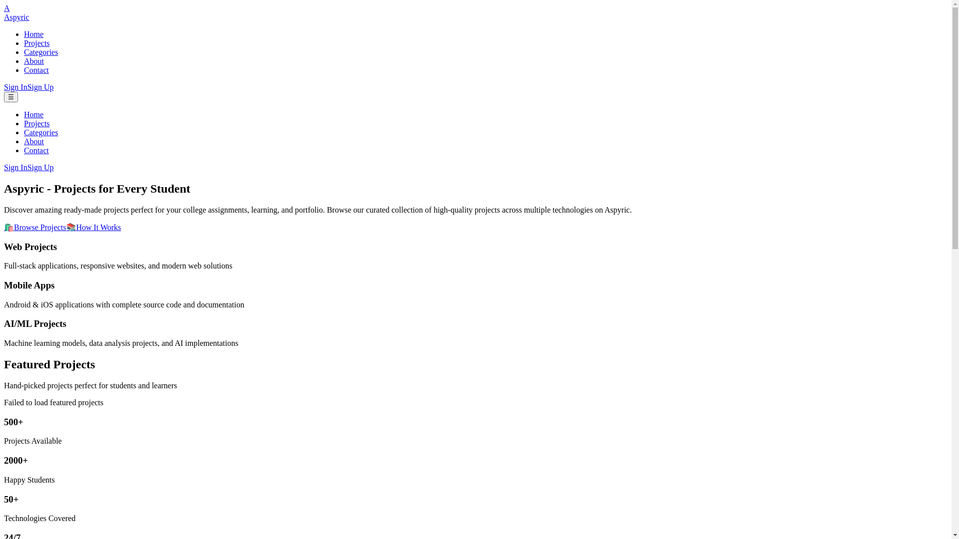 website screenshot of https://projects-hub-d3k.pages.dev/