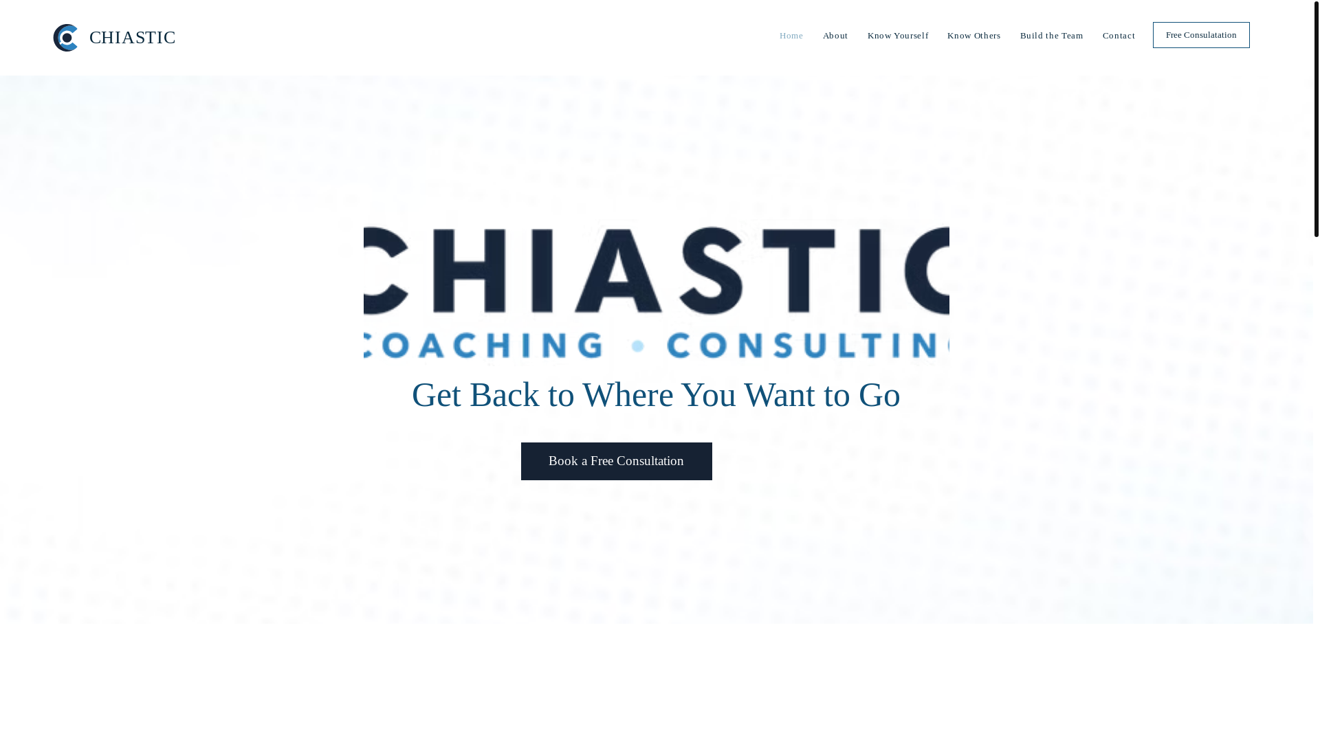website screenshot of https://chiasticcoaching.com/
