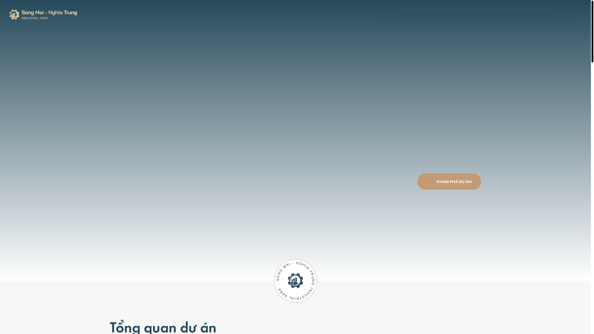 website screenshot of https://songmainghiatrungip.vn/