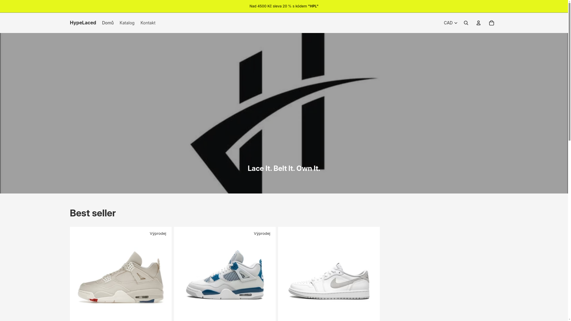 website screenshot of https://hlaced.com/